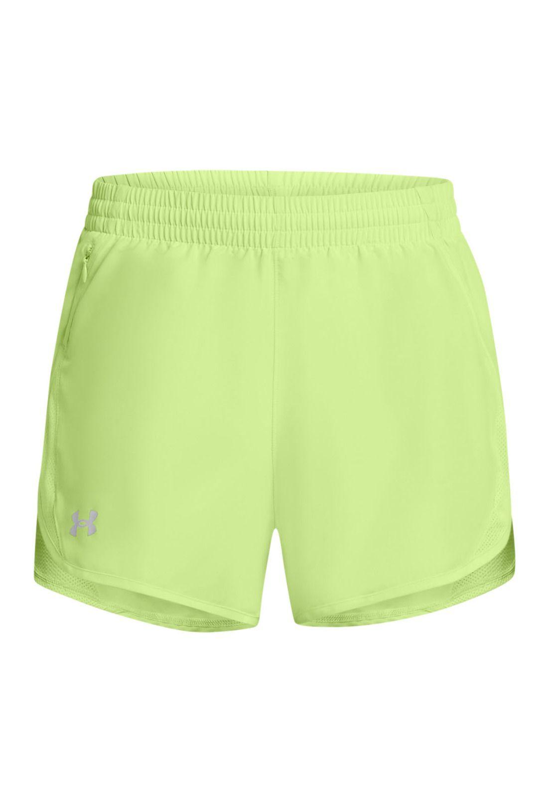 Shorts UA Fly-By de 3" para mujer Verde-0
