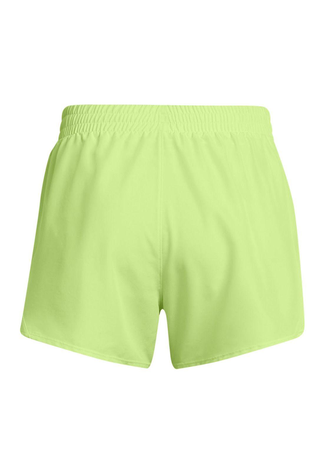 Shorts UA Fly-By de 3" para mujer Verde-1