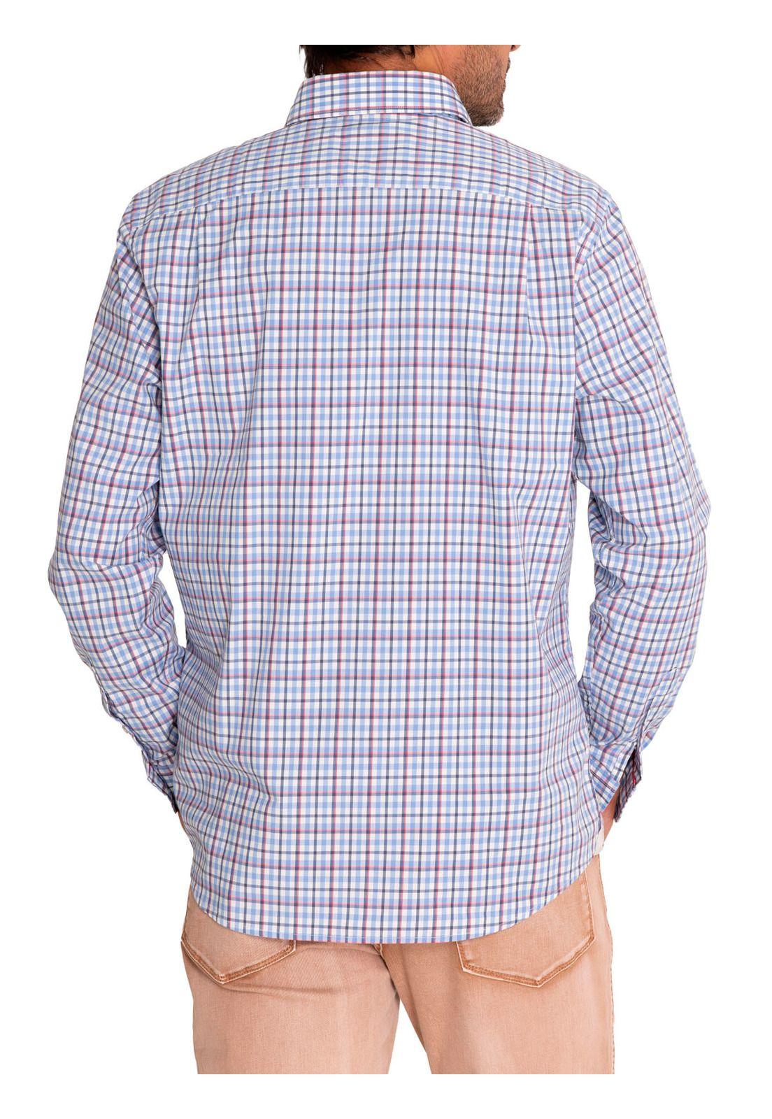 Camisa Algodón Orgánico Hombre Mild Azul-6