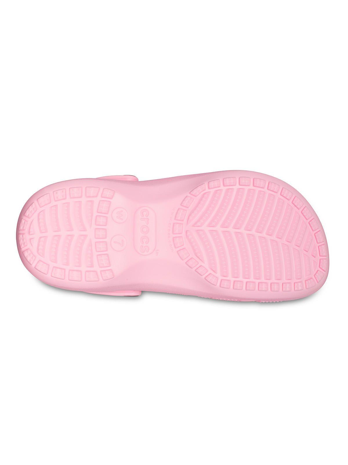 Zueco Crocs Plataforma Mujer Classic Ptfm Clog Rosa-5