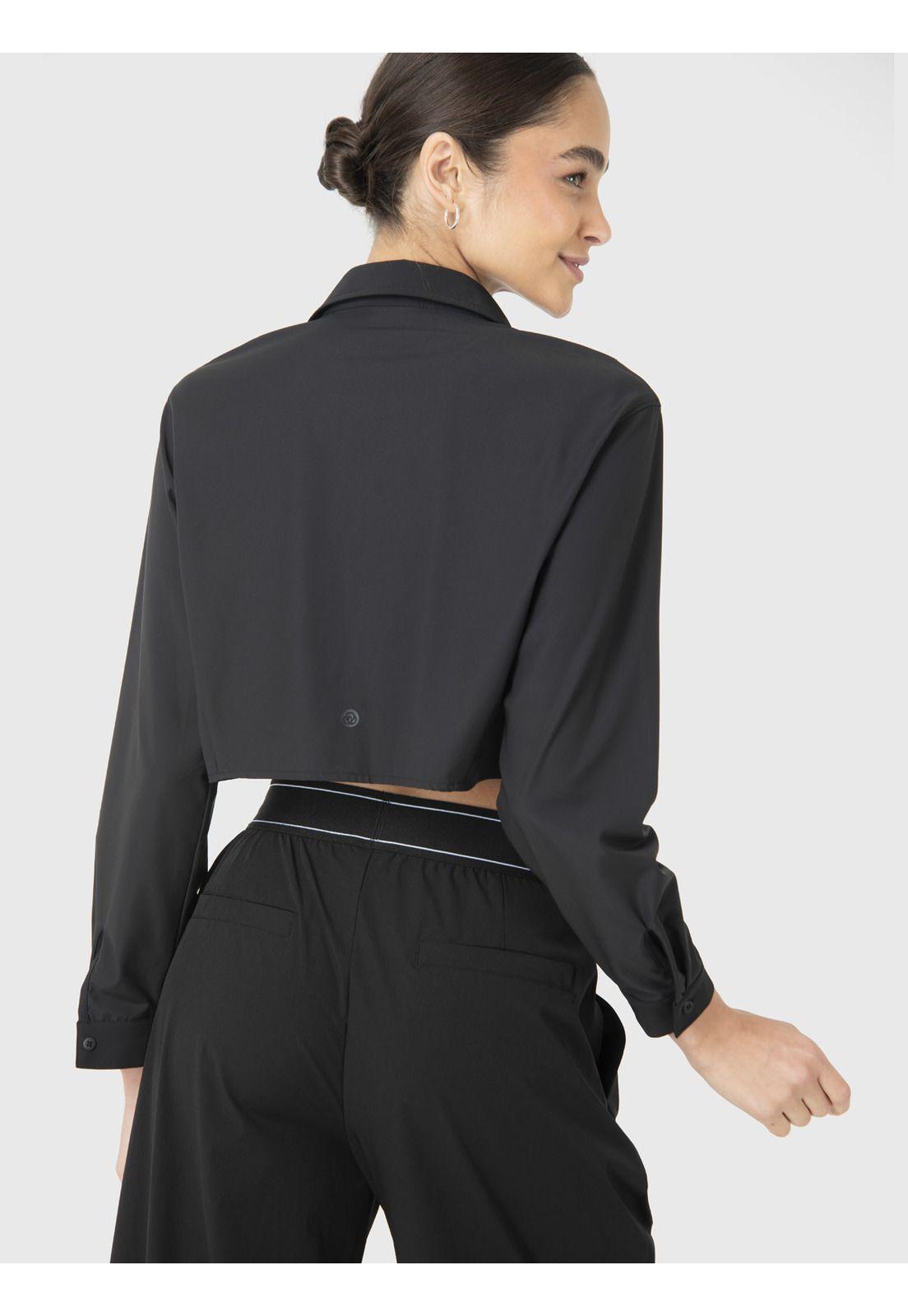 Blusa Manga Larga Mujer Domi Negro-4