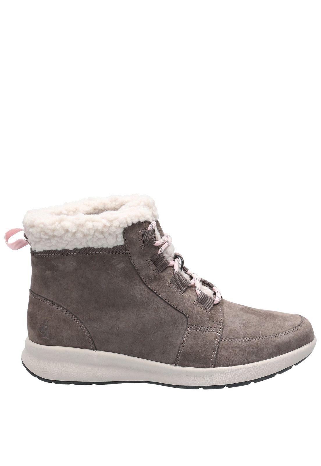 Botin Cuero Mujer Spinal Fur Boot Gris-1