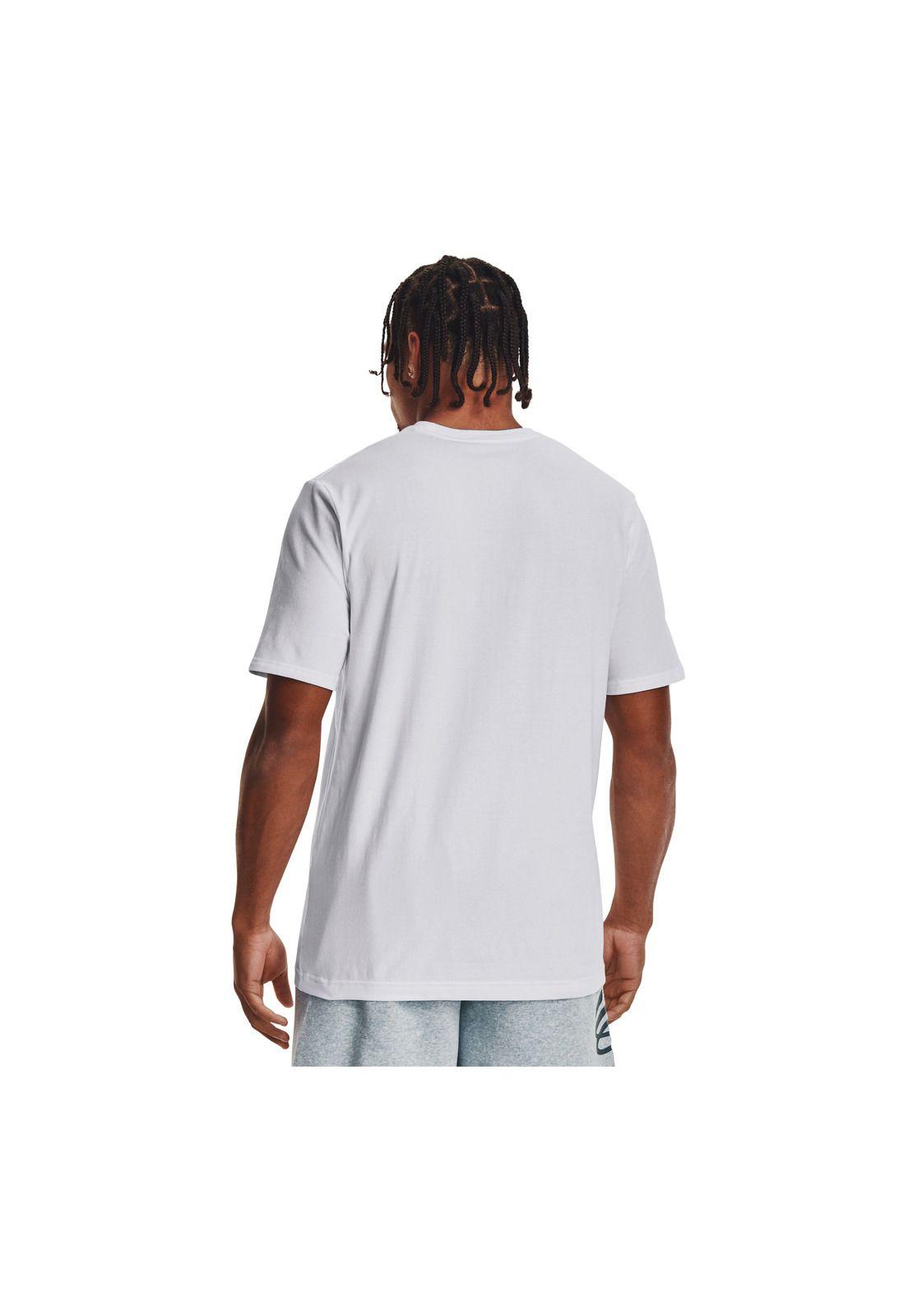 Camiseta Hombre UA Curry Arc Ss Blanco-4