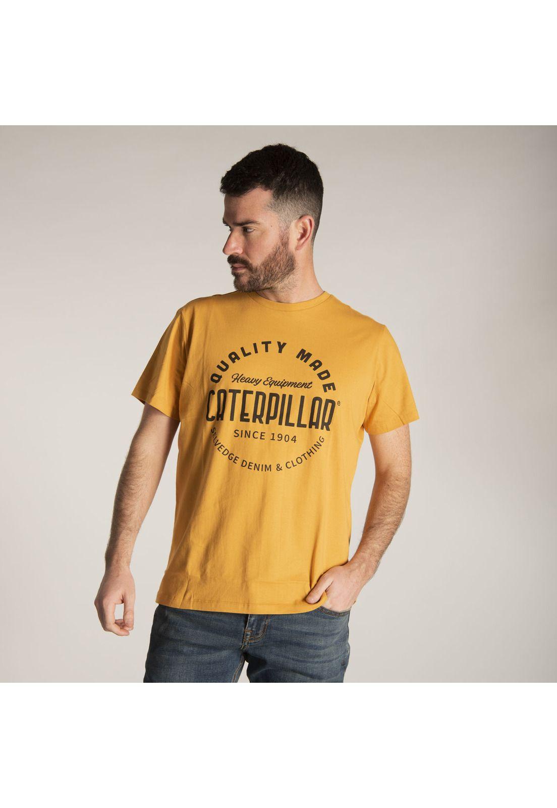 Polera M/C Hombre Self Edge Quality Ma Amarillo-0