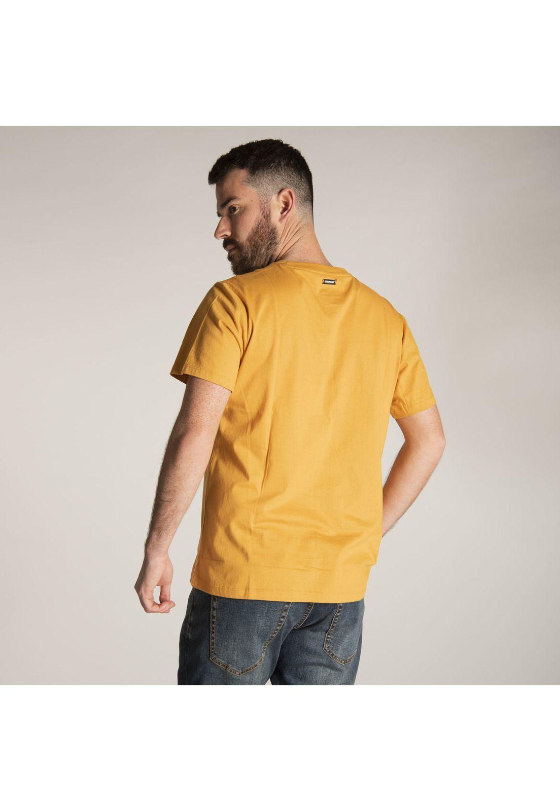 Polera M/C Hombre Self Edge Quality Ma Amarillo-2