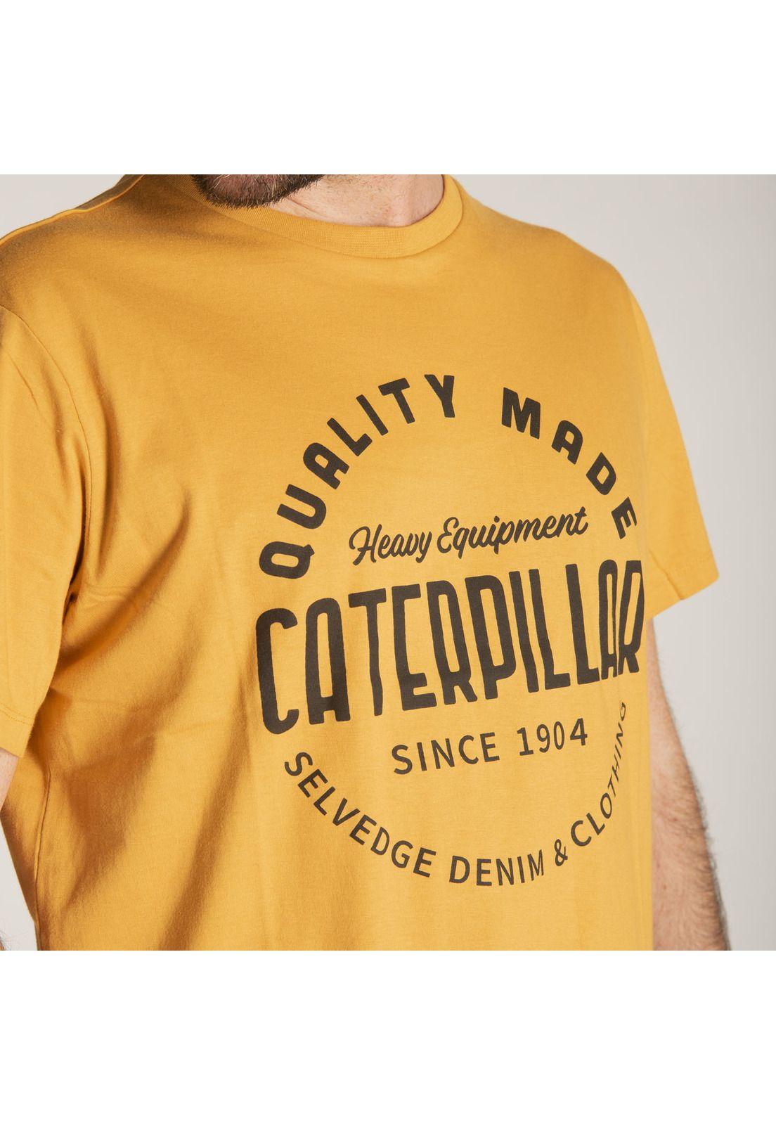 Polera M/C Hombre Self Edge Quality Ma Amarillo-4