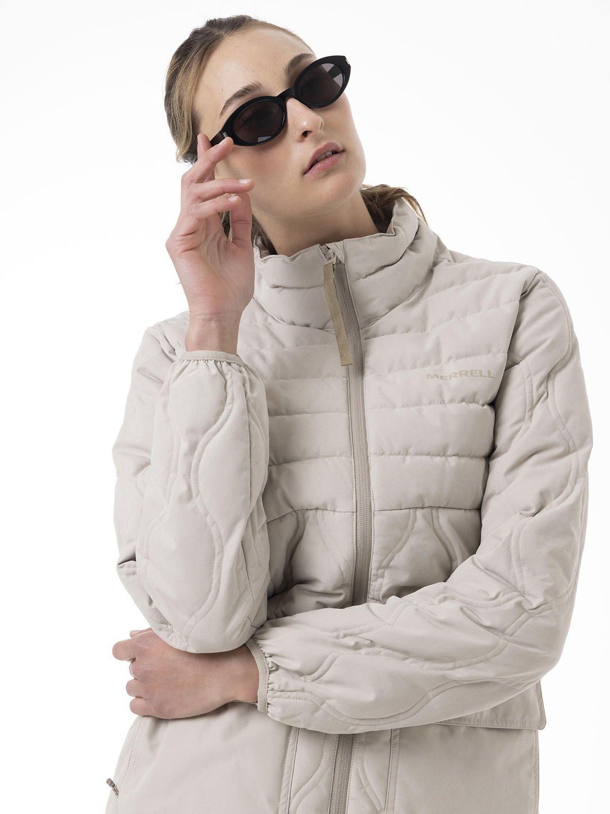 Chaqueta Mujer Softcore Quilted Beige-3