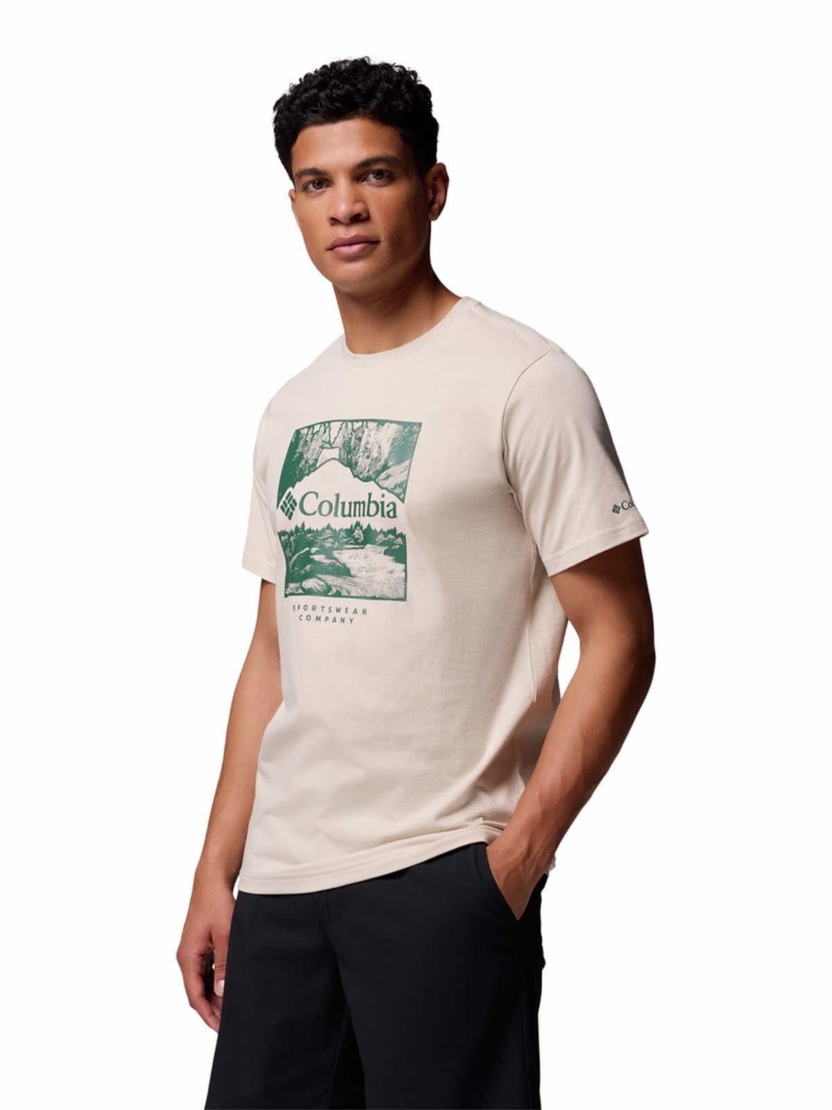 Polera M/C Hombre CSC Seasonal Logo Gris-1