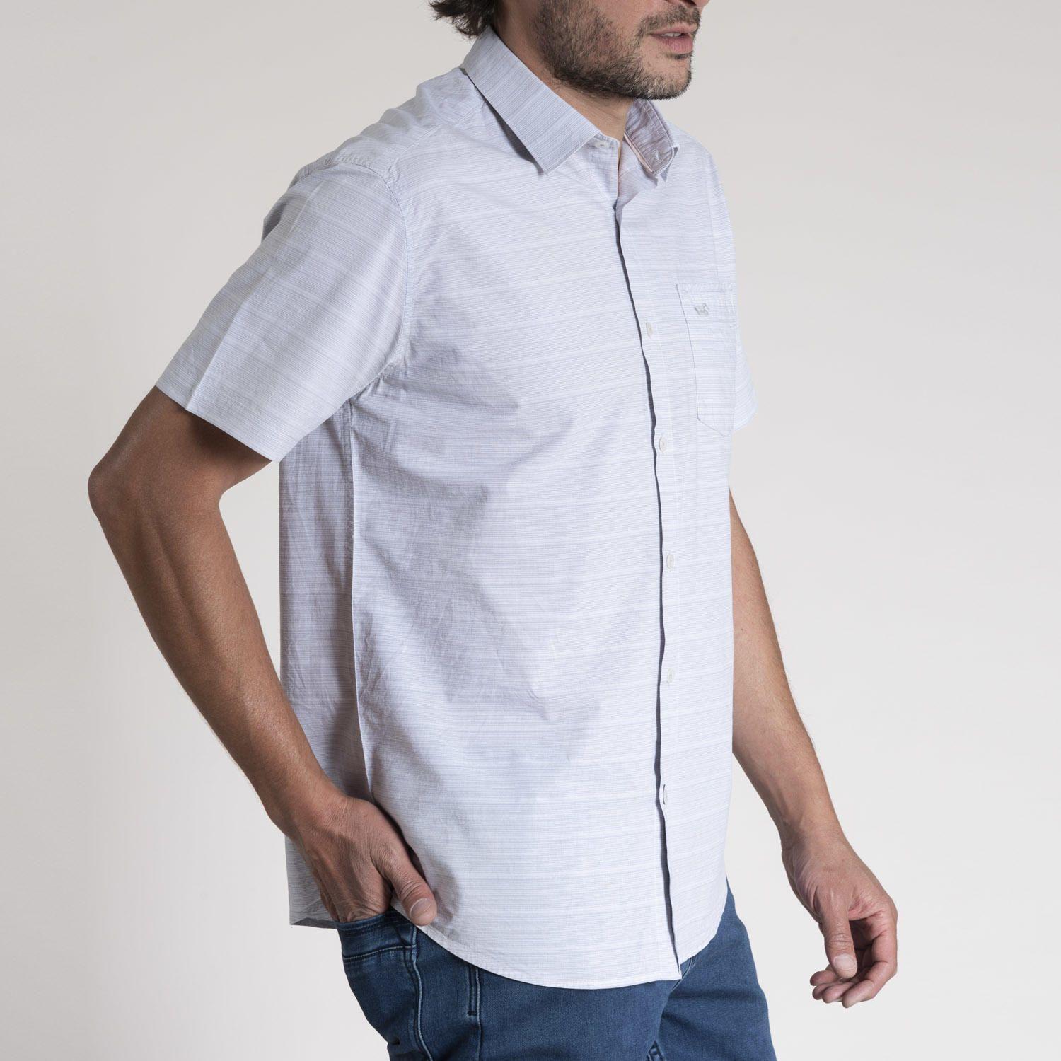 Camisa Hombre Stripeshort Gris-2