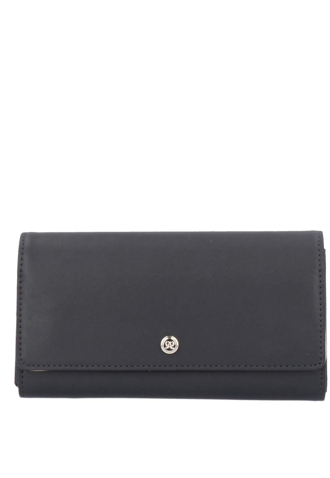Billetera Whitley Slg Check Se Negro Mujer-0
