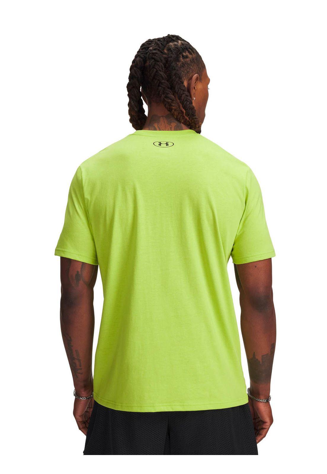 Polera Manga Corta Lifestyle para hombre Logo Verde -1
