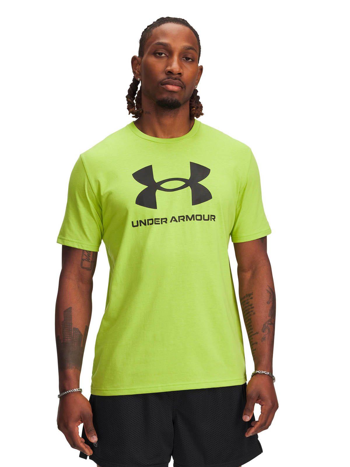 Polera Manga Corta Lifestyle para hombre Logo Verde -0