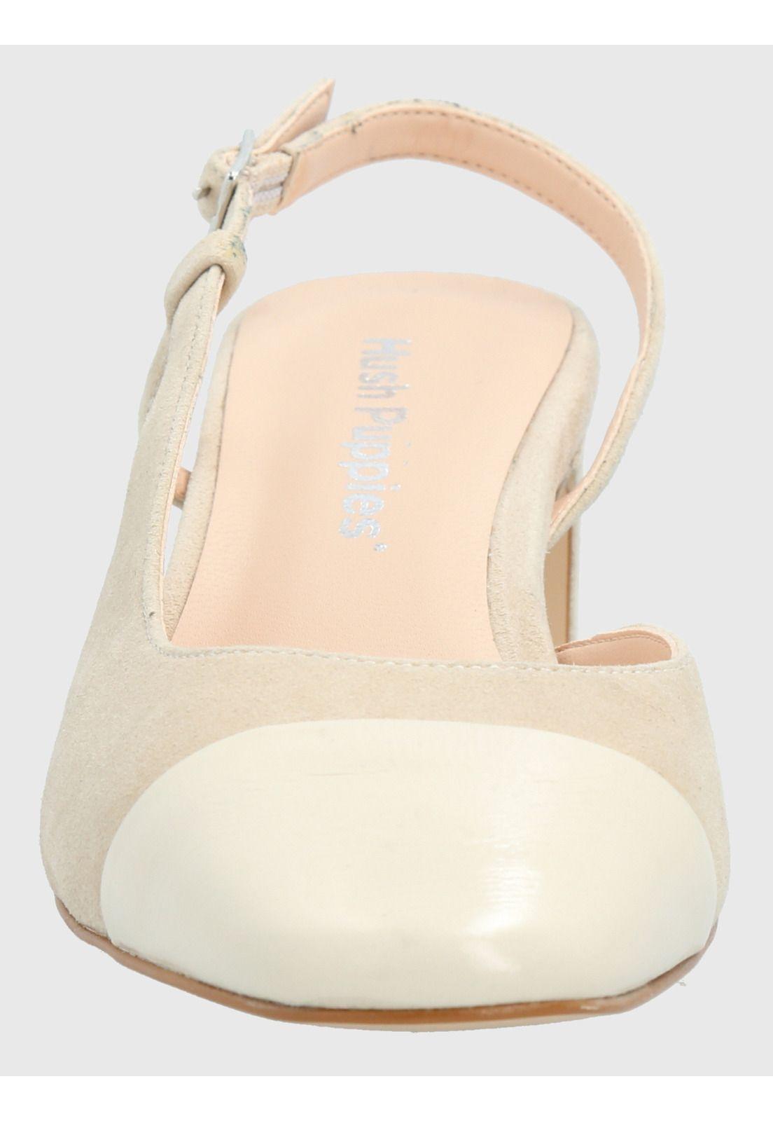 Zapato Vestir Mujer Cuero Paty Beige-3