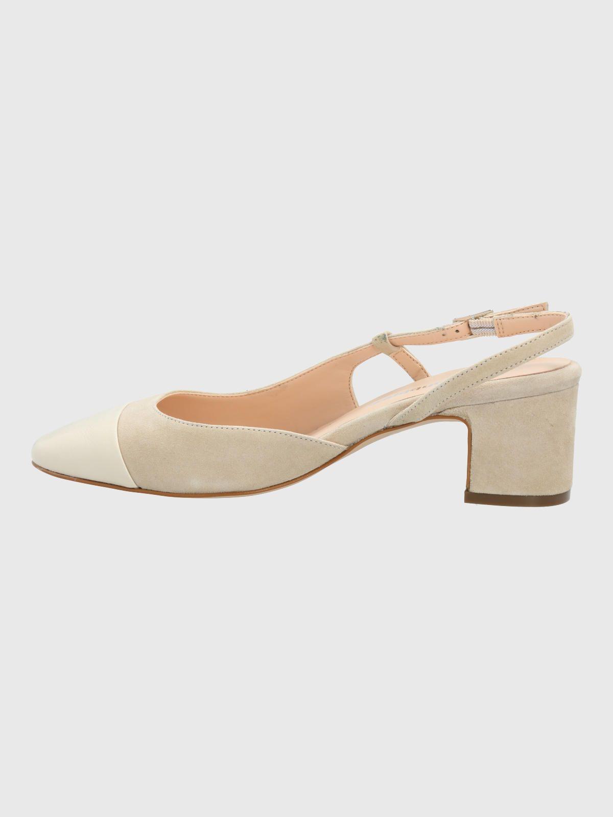 Zapato Vestir Mujer Cuero Paty Beige-5