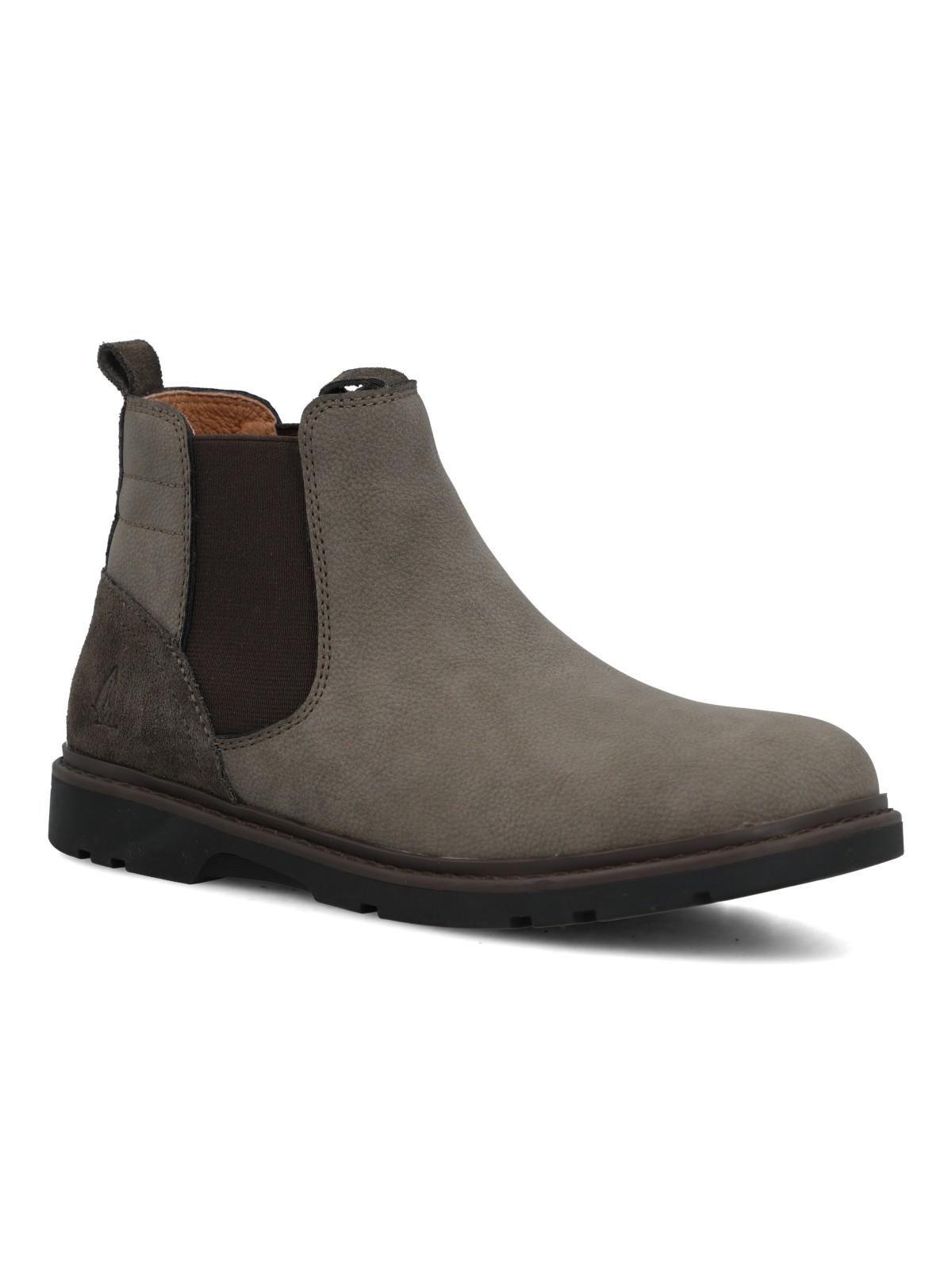 Botin Cuero Niño Numo Gris-1