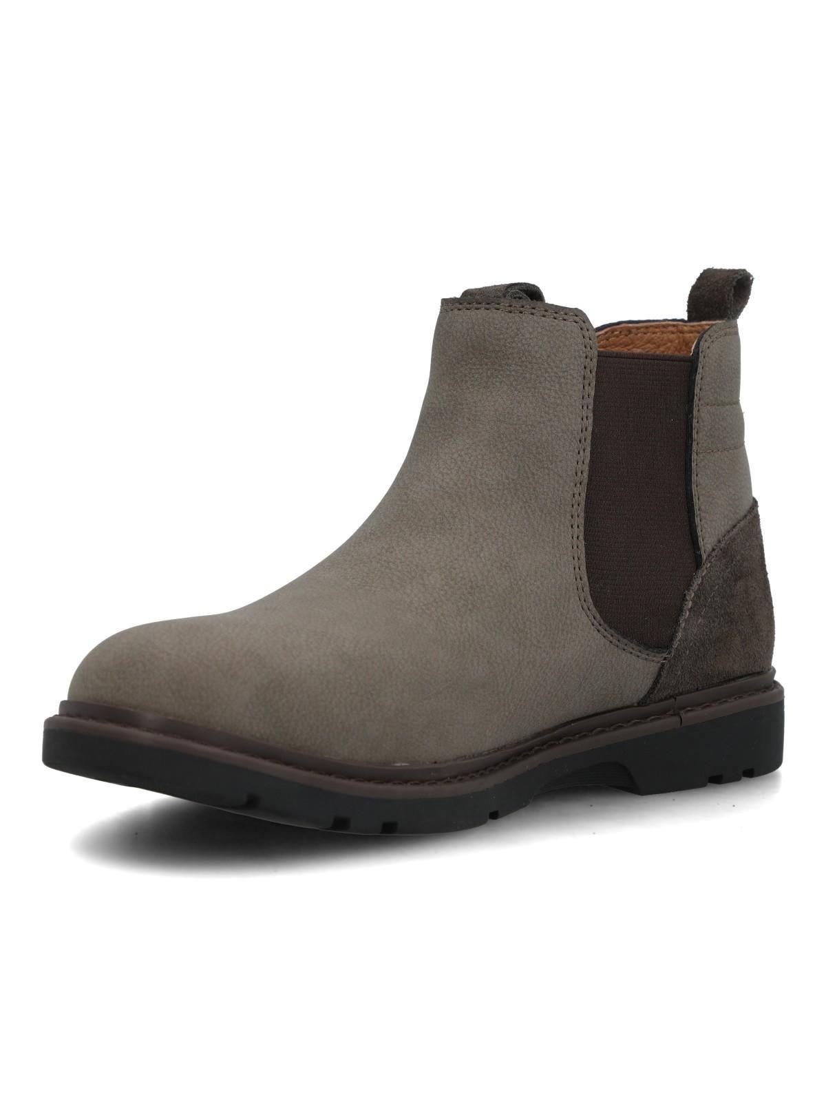 Botin Cuero Niño Numo Gris-5