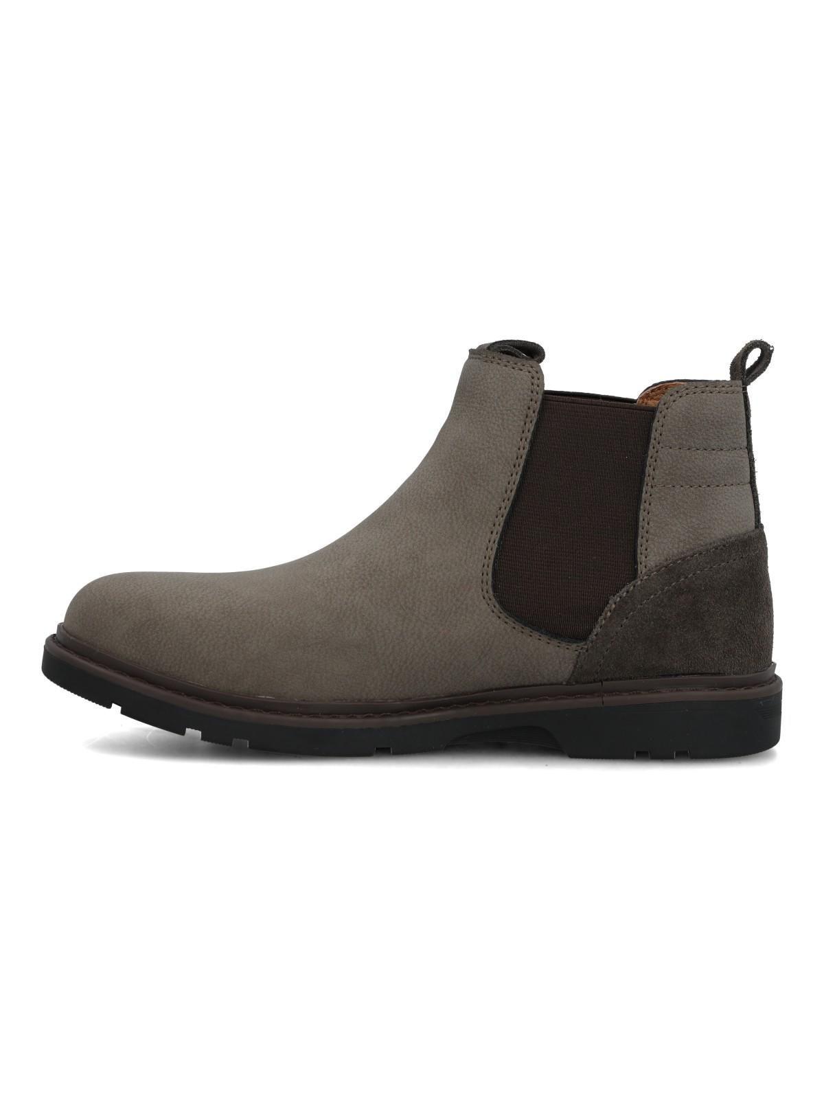 Botin Cuero Niño Numo Gris-4