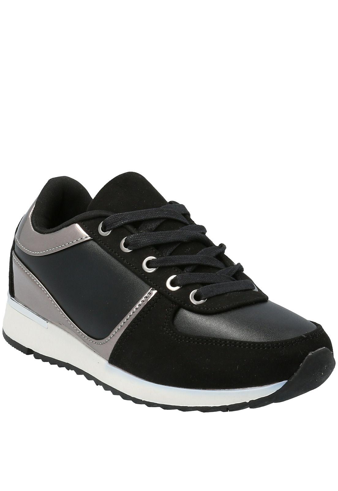 Zapatilla Mujer Hamilton Negro-1