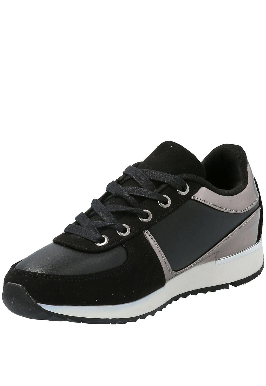 Zapatilla Mujer Hamilton Negro-3