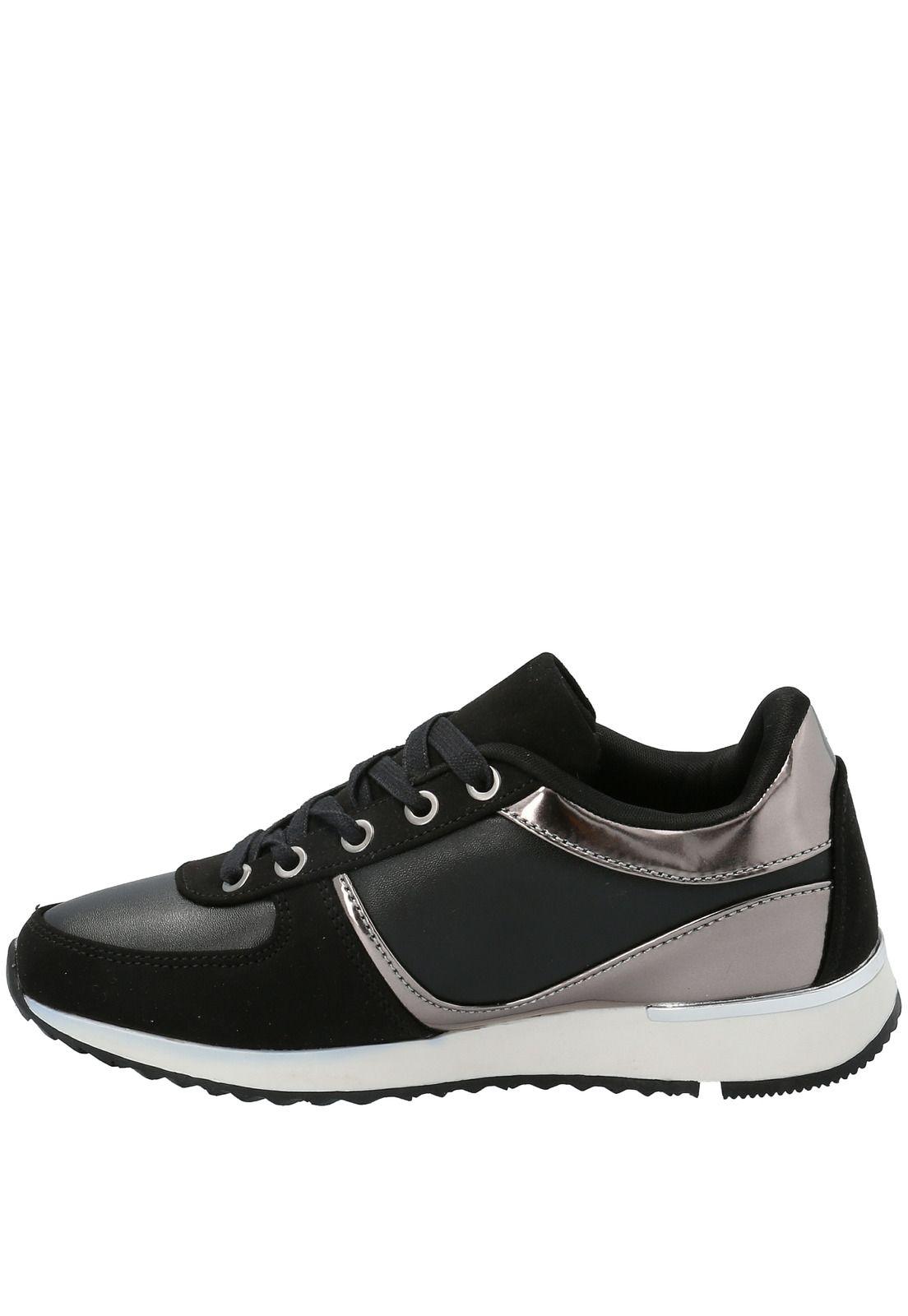 Zapatilla Mujer Hamilton Negro-4