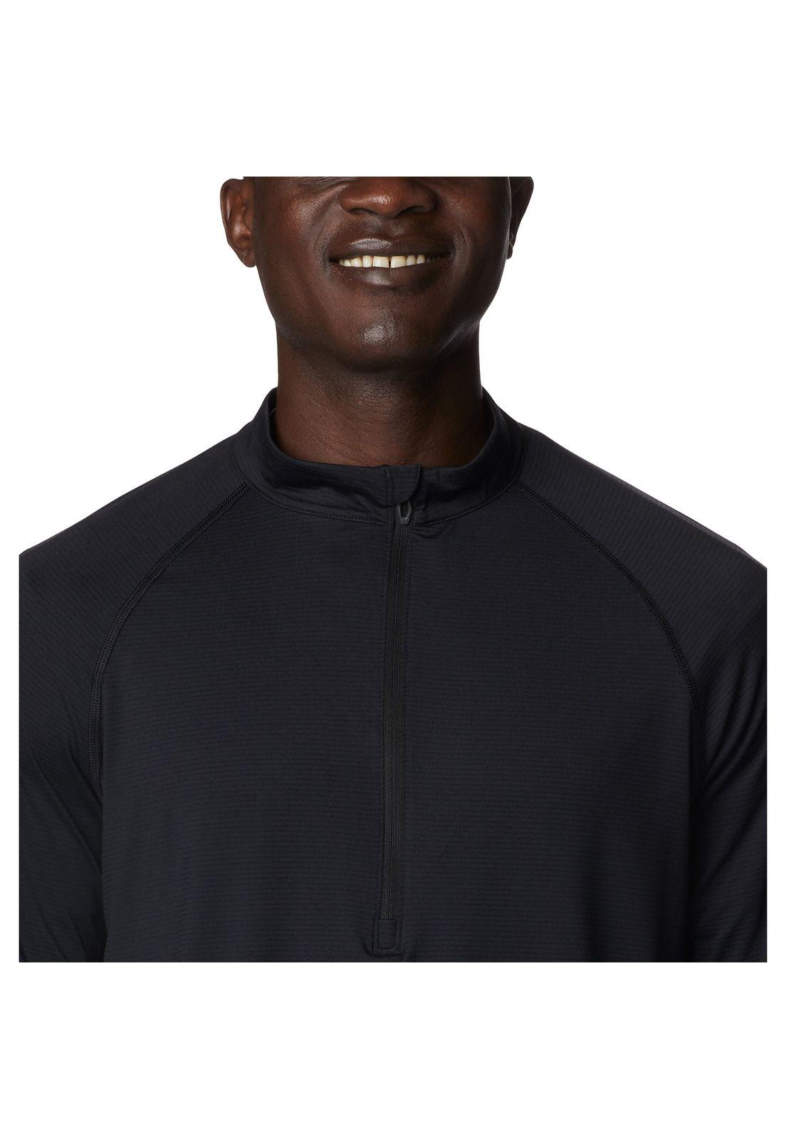 Polera M/L M Endless Trail 1/2 Negro Hombre-1