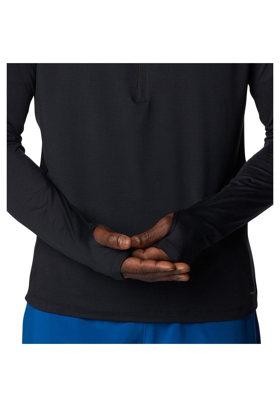 Polera M/L M Endless Trail 1/2 Negro Hombre-3