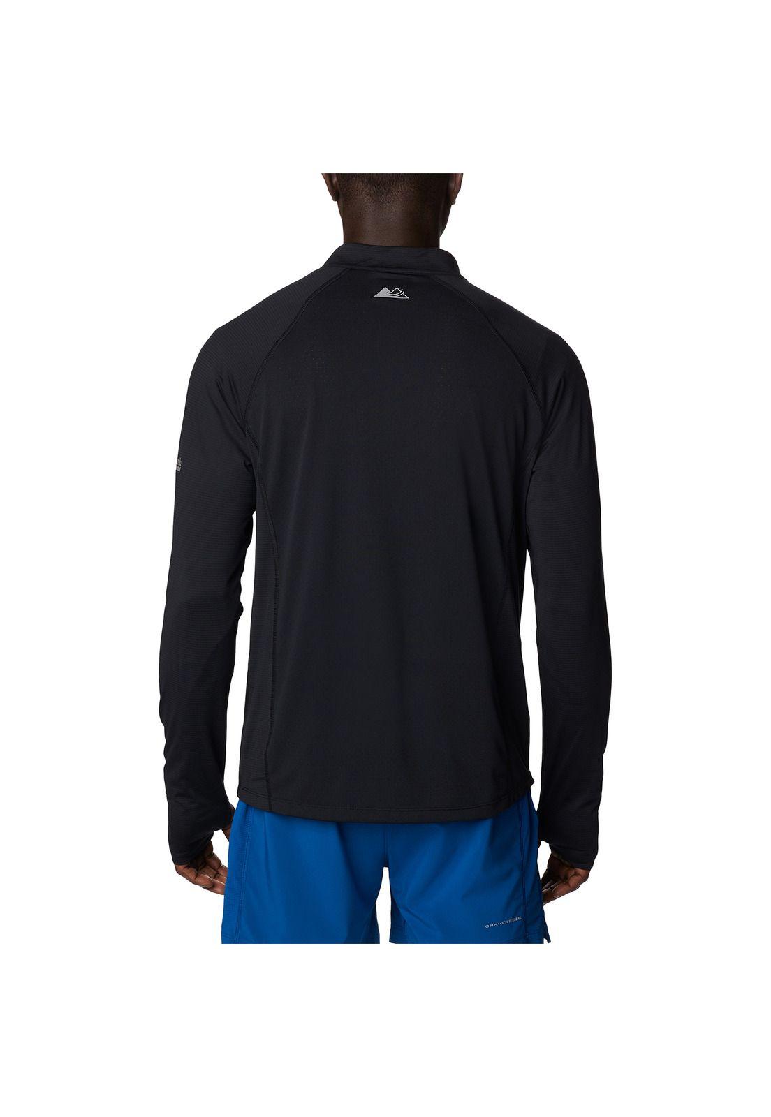 Polera M/L M Endless Trail 1/2 Negro Hombre-5