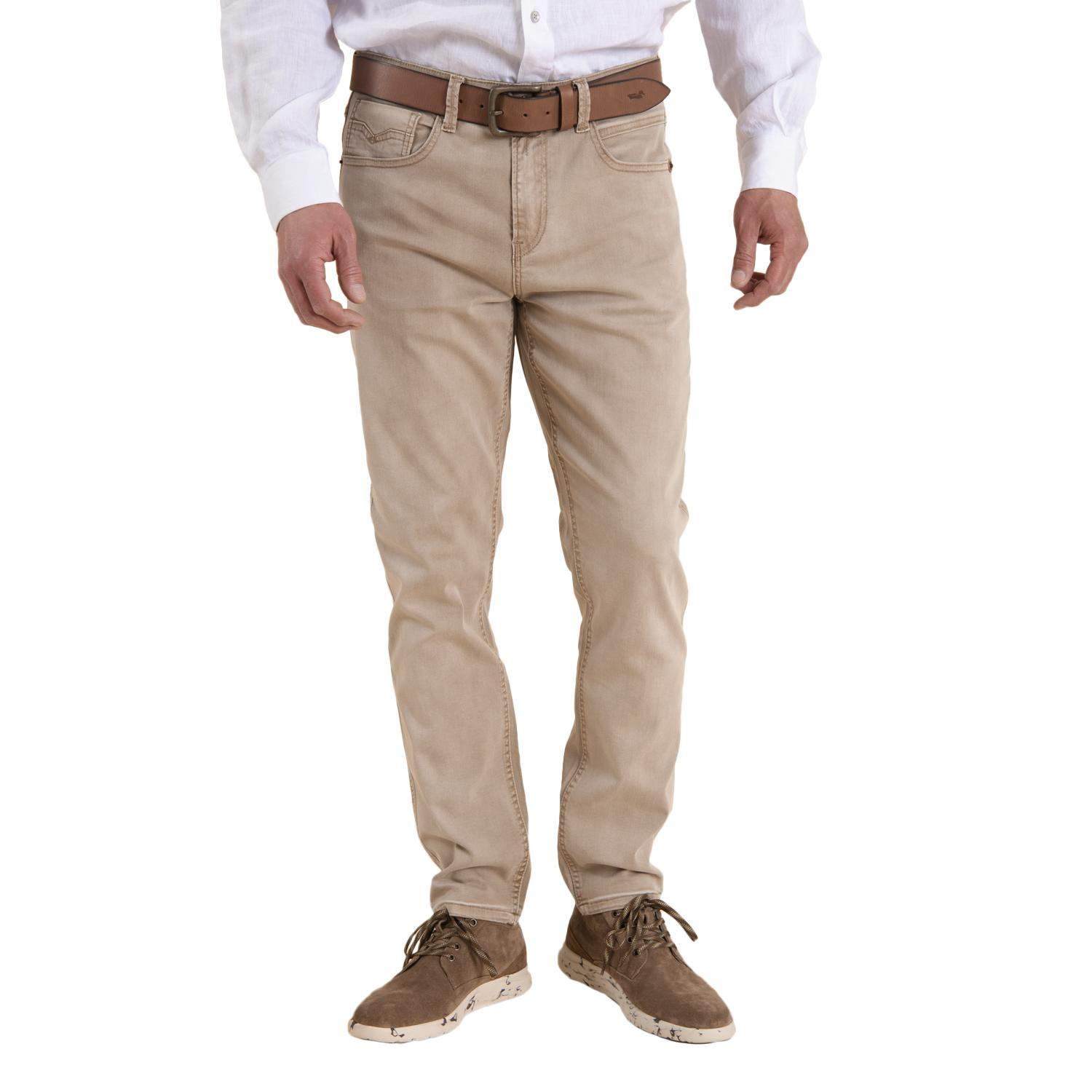 Jeans Hombre Baycolor Beige-0