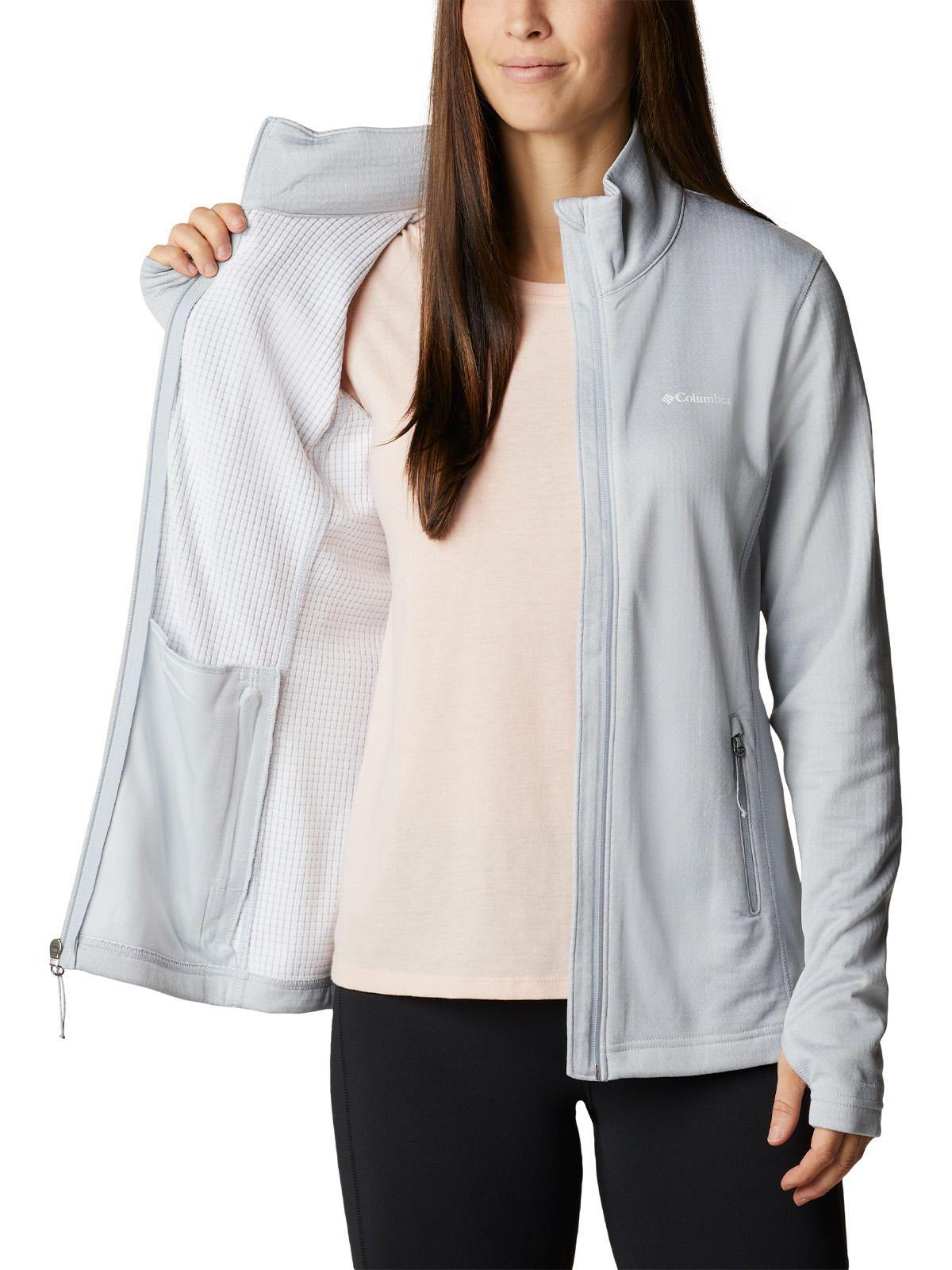 Polerón Mujer Park View Grid Celeste-4