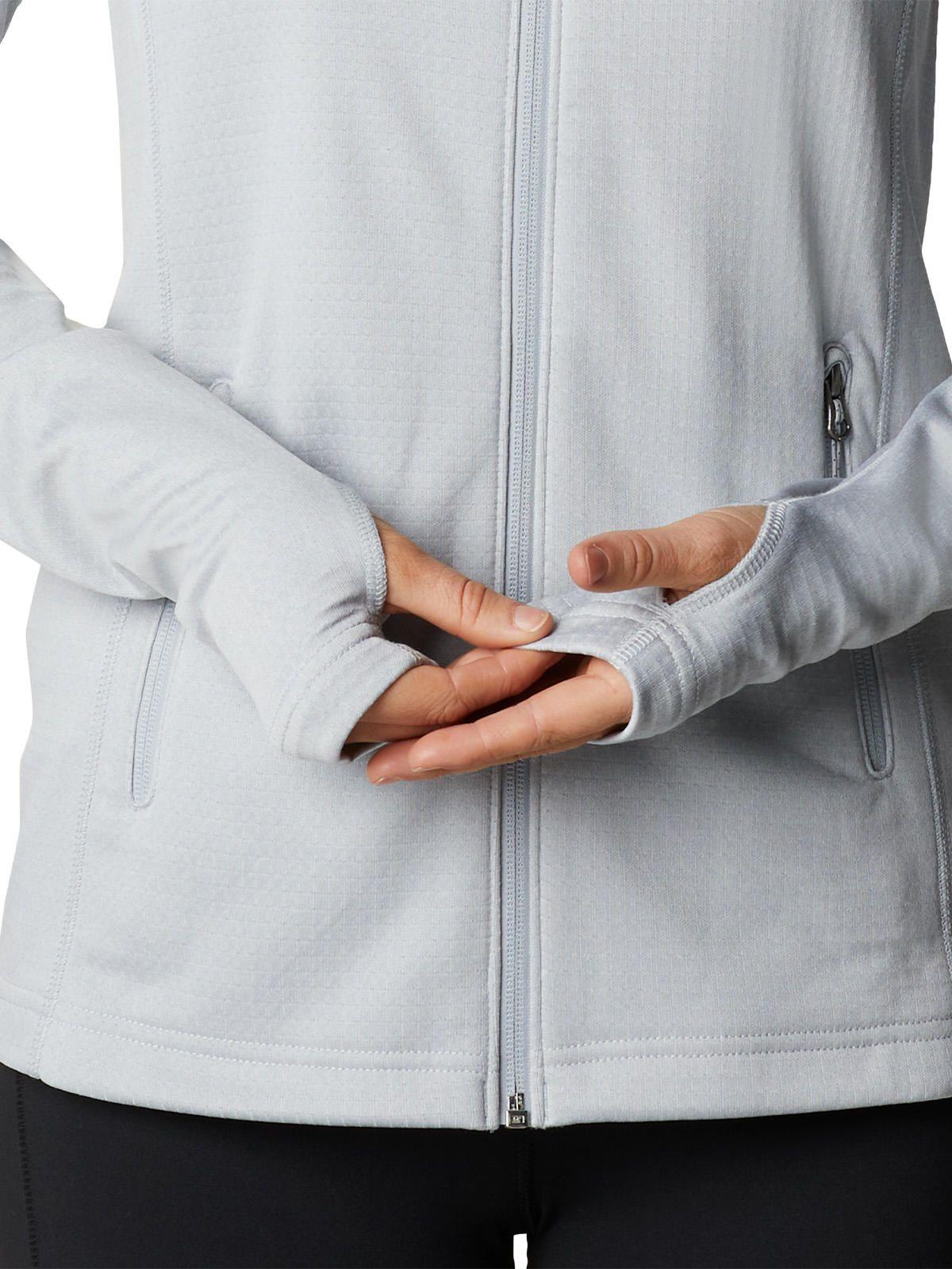 Polerón Mujer Park View Grid Celeste-5