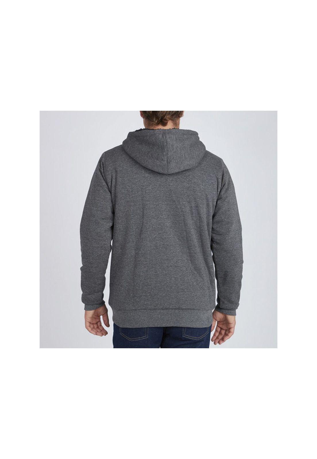 Polerón All Day Sherpa Zip Black-1