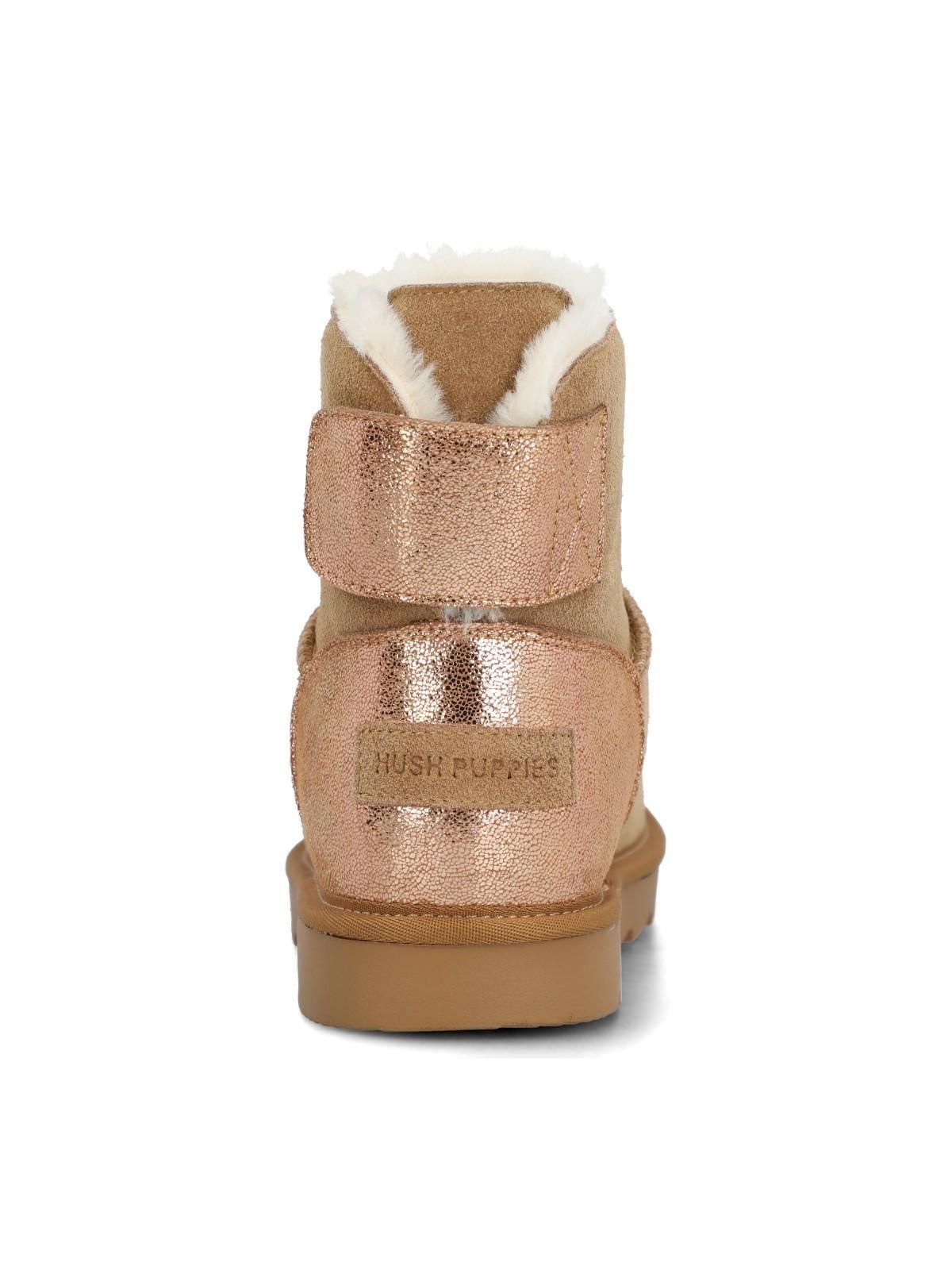 Bota Cuero Niña Frozt Café Claro-6