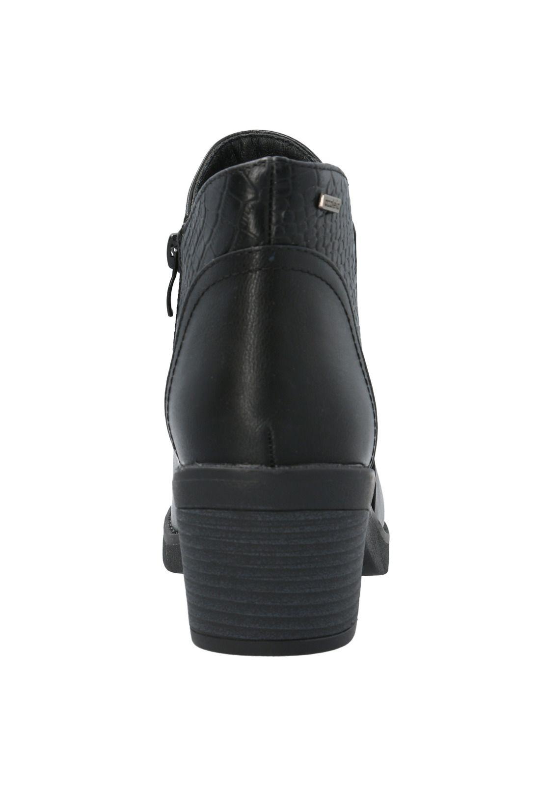 Botín Mujer Giani Negro-4