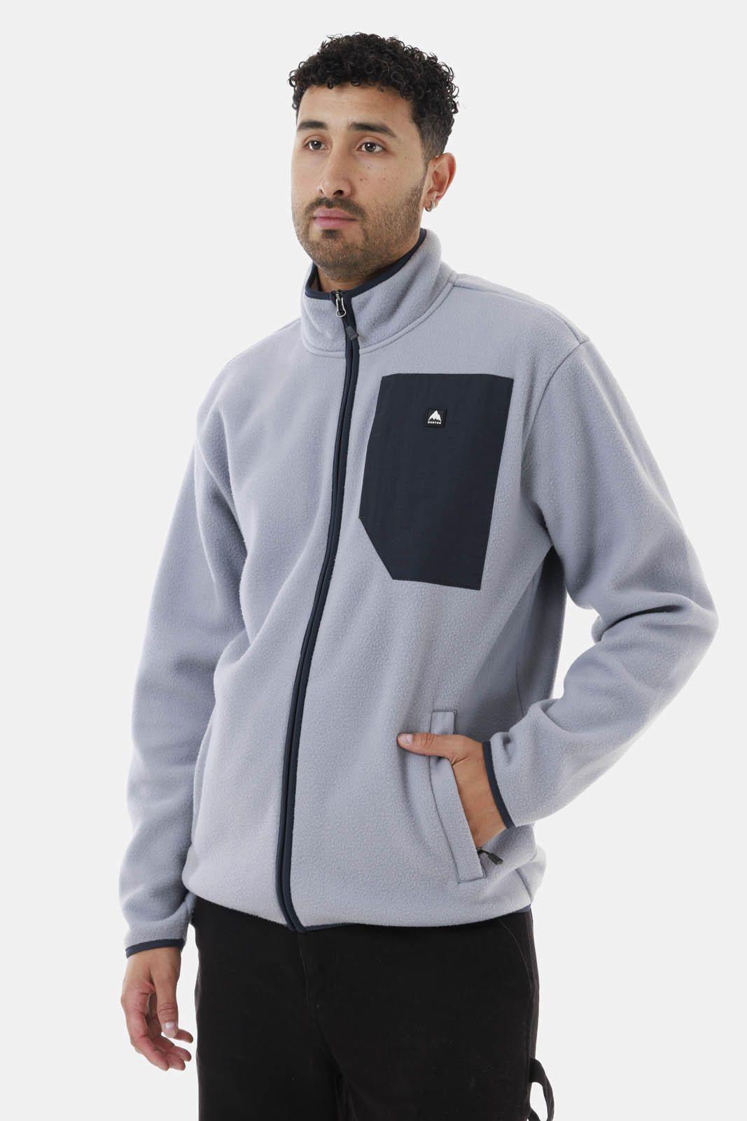Polar Hombre Cinder Full-Zip Gris Claro-1