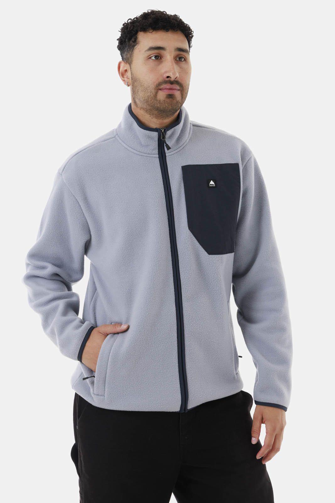 Polar Hombre Cinder Full-Zip Gris Claro-3