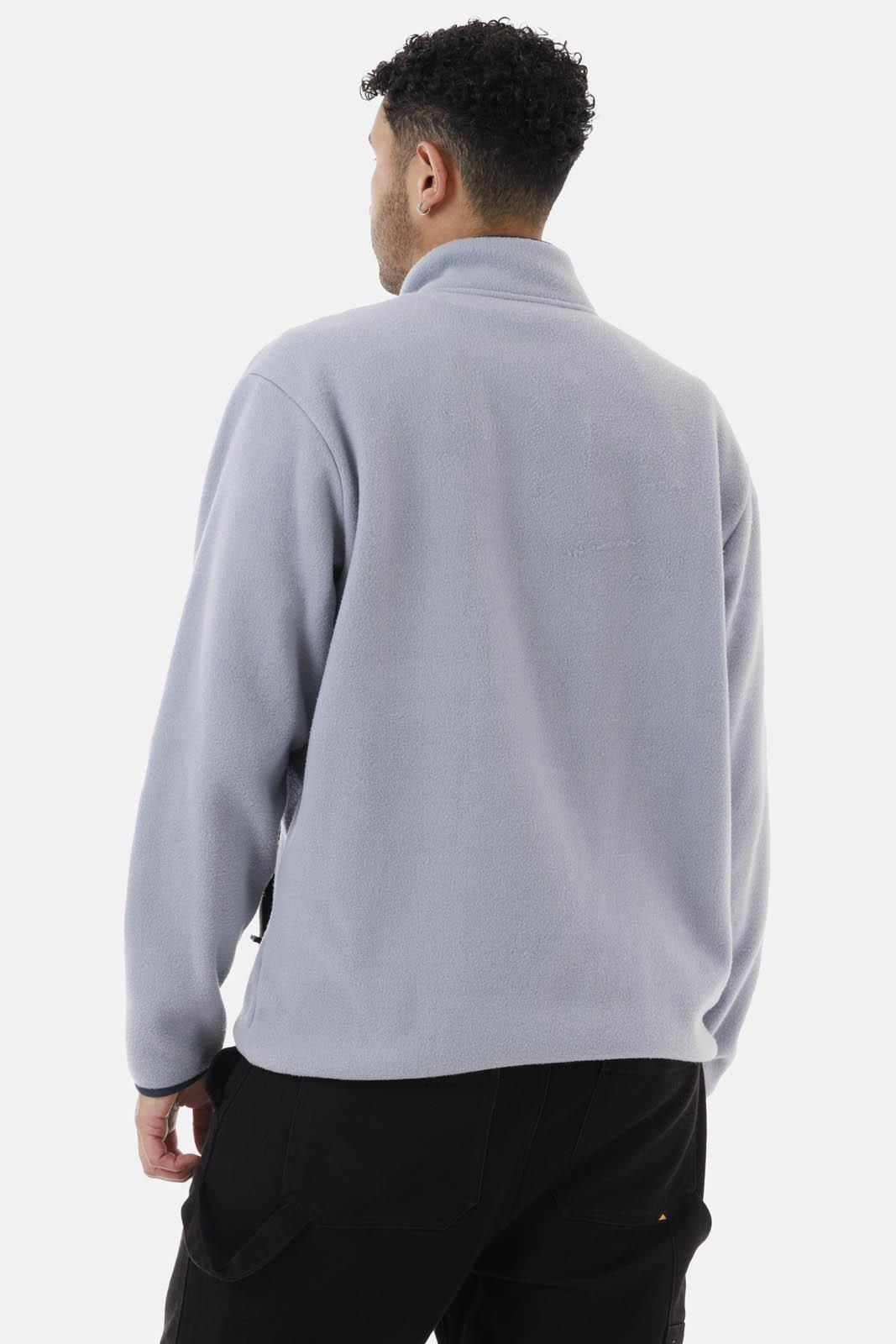 Polar Hombre Cinder Full-Zip Gris Claro-4
