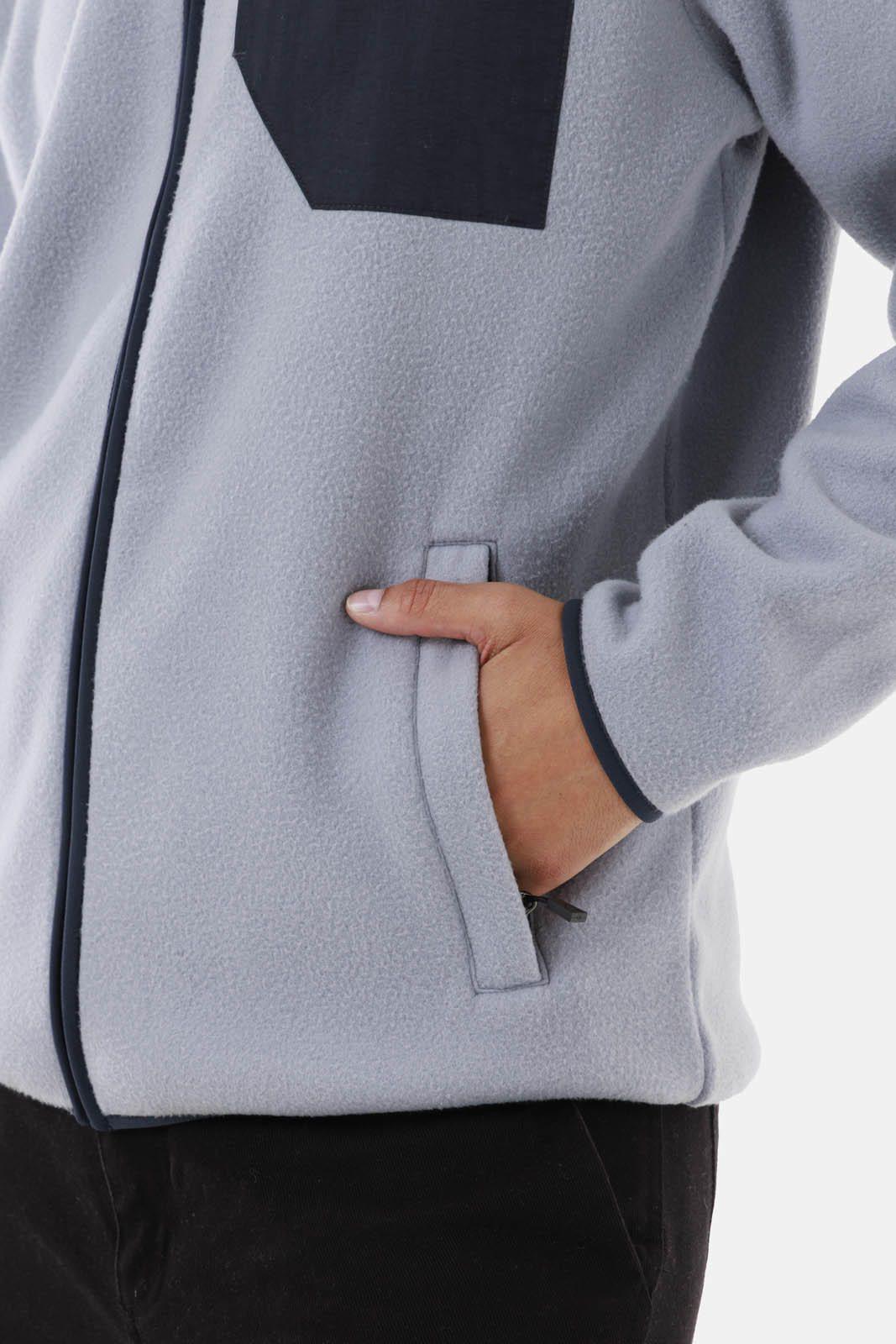 Polar Hombre Cinder Full-Zip Gris Claro-6