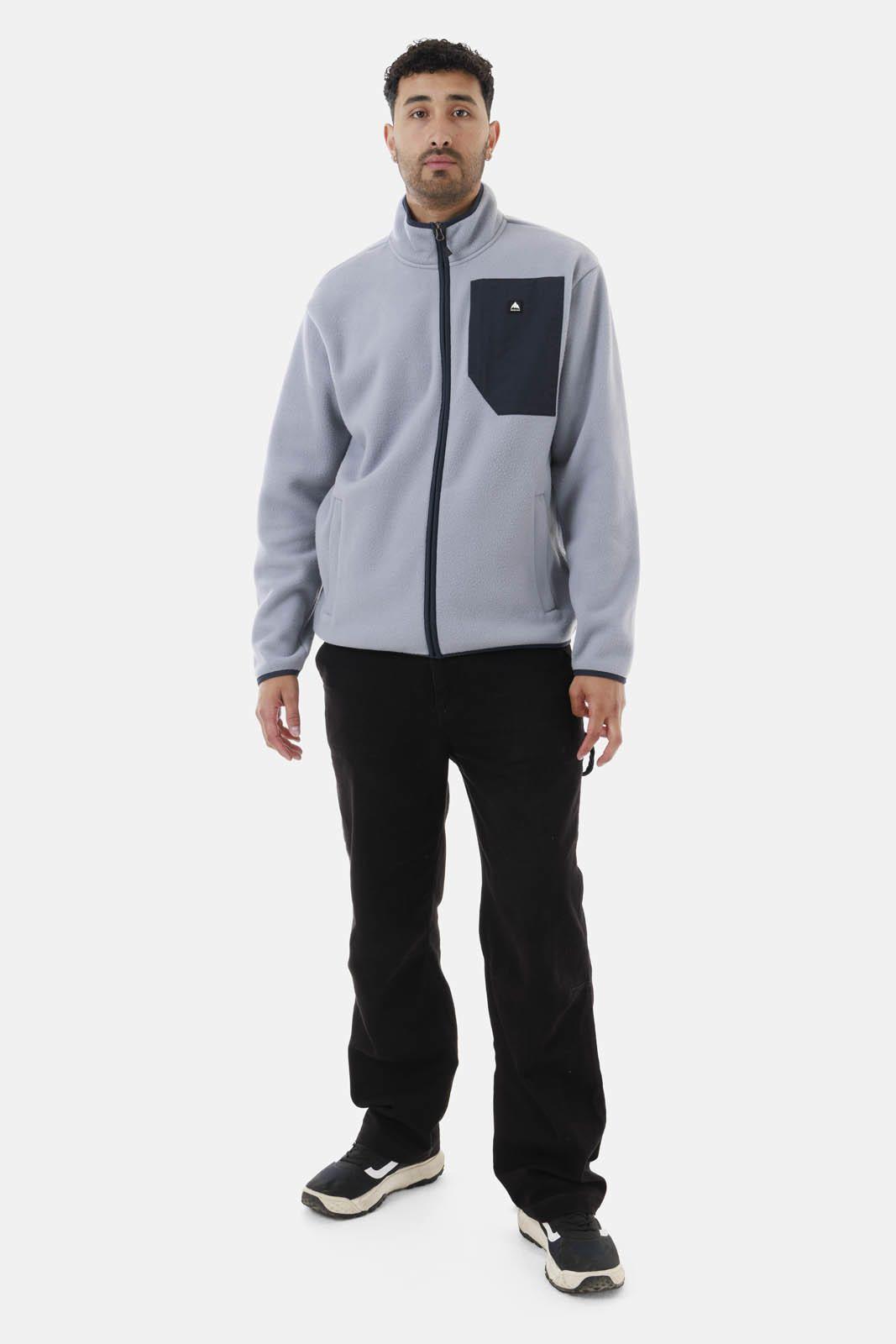 Polar Hombre Cinder Full-Zip Gris Claro-7