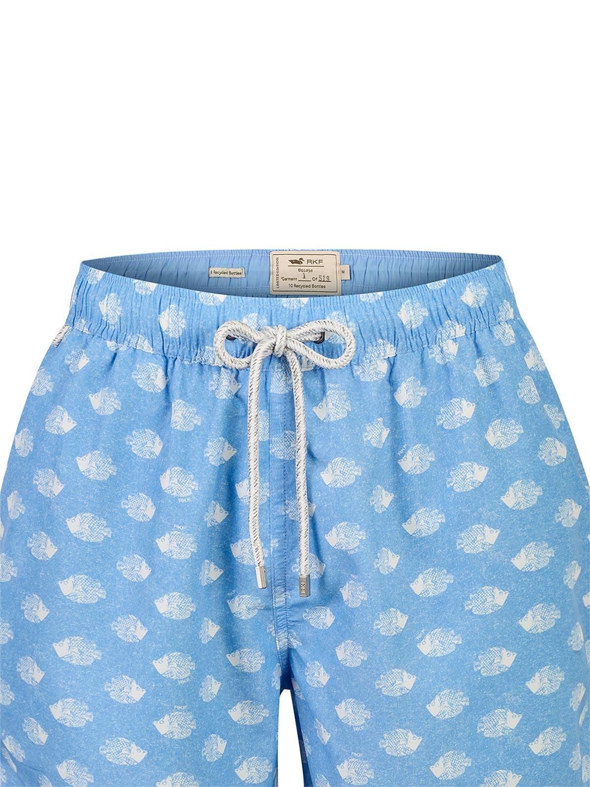 Traje De Baño Hombre Izam Celeste-3