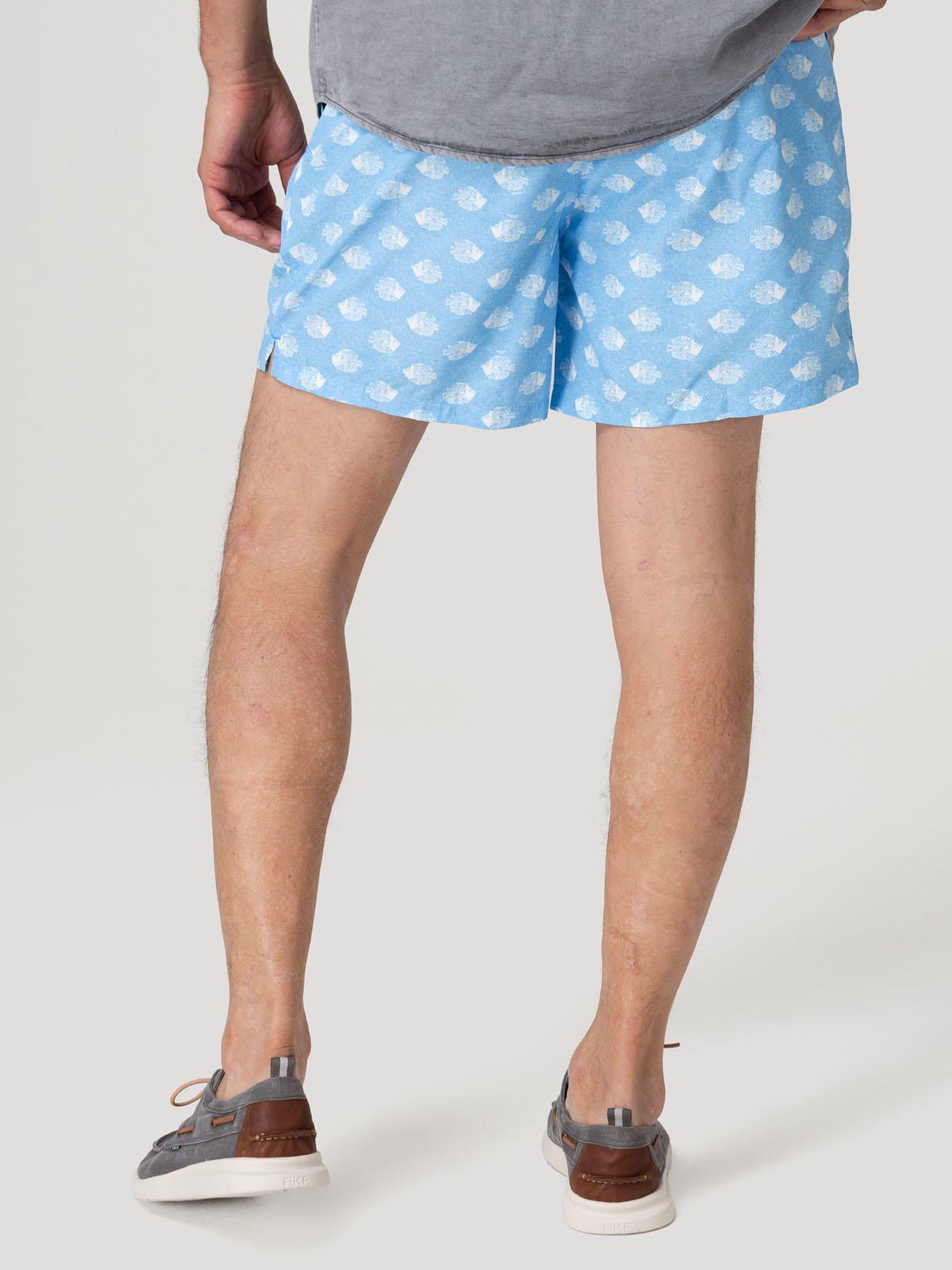 Traje De Baño Hombre Izam Celeste-5