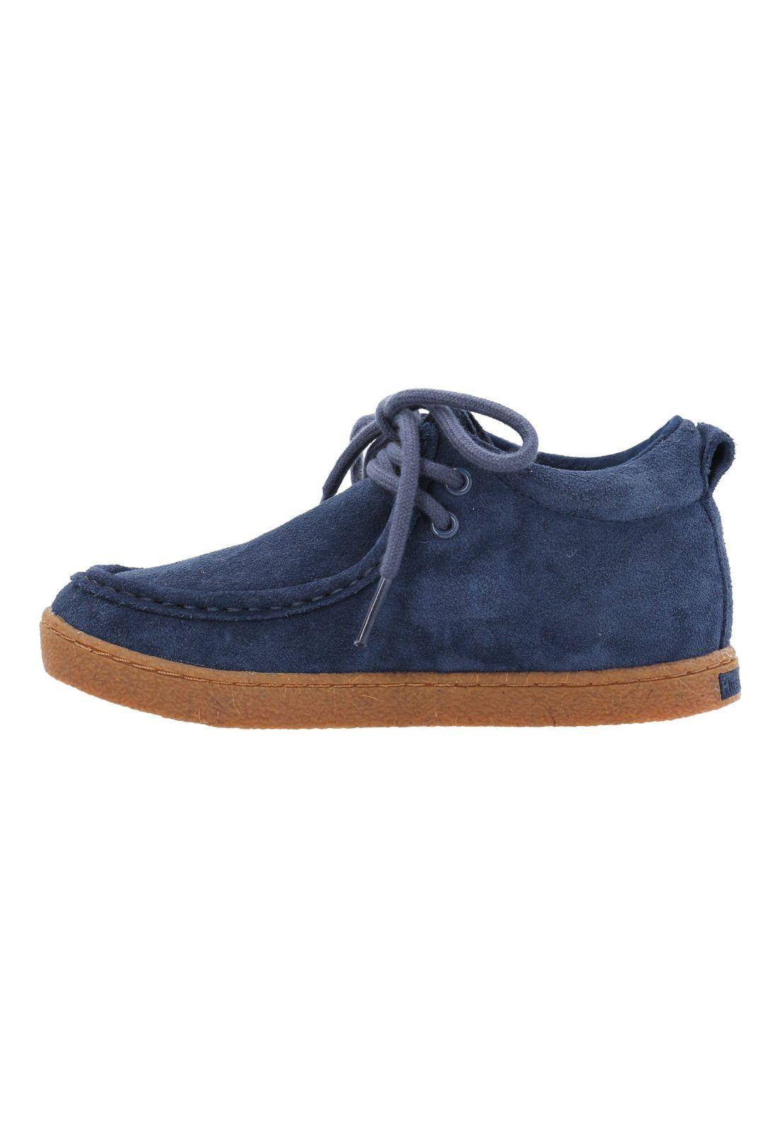 Botin Cuero Winnie Niño Azul-0