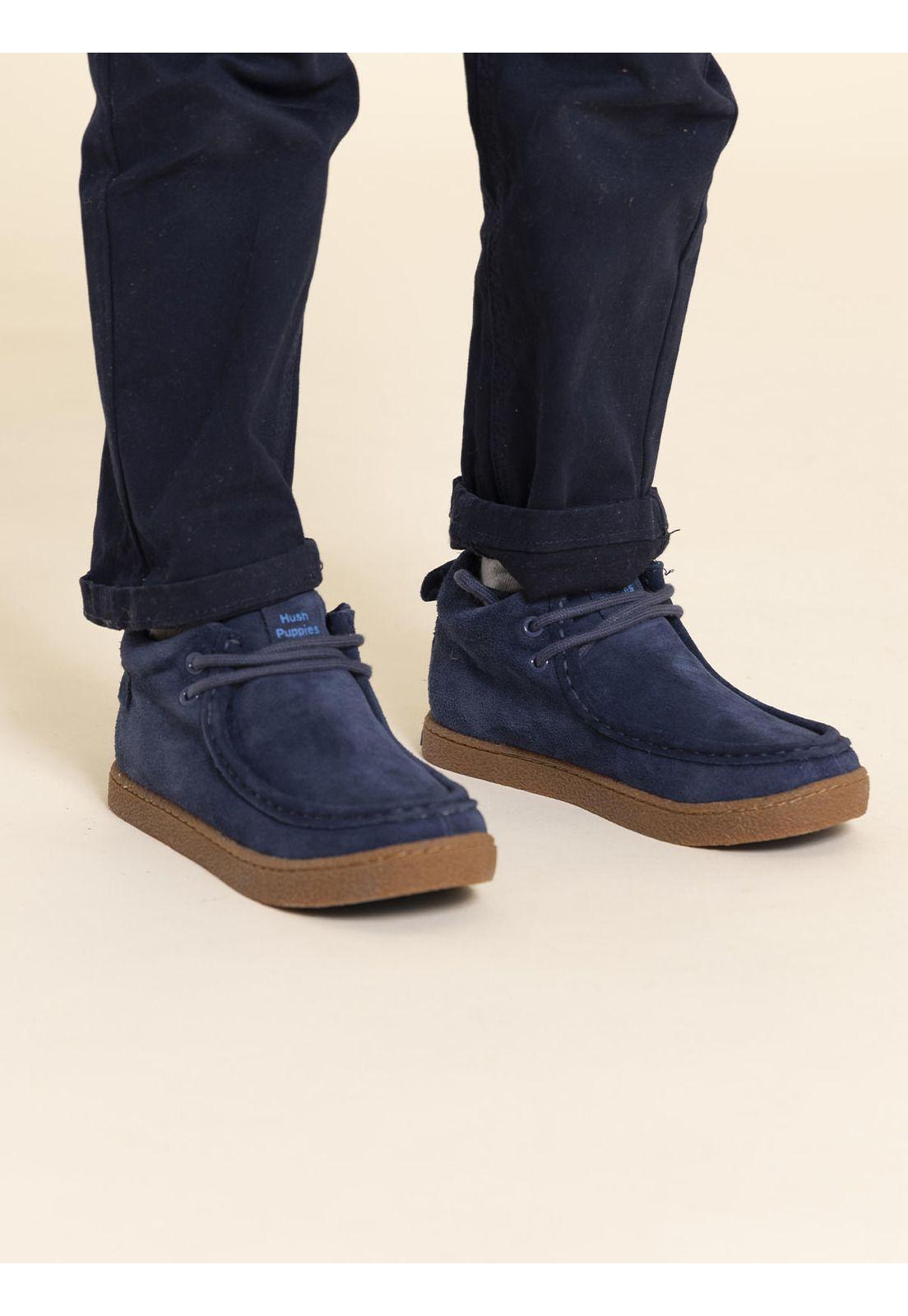 Botin Cuero Winnie Niño Azul-1