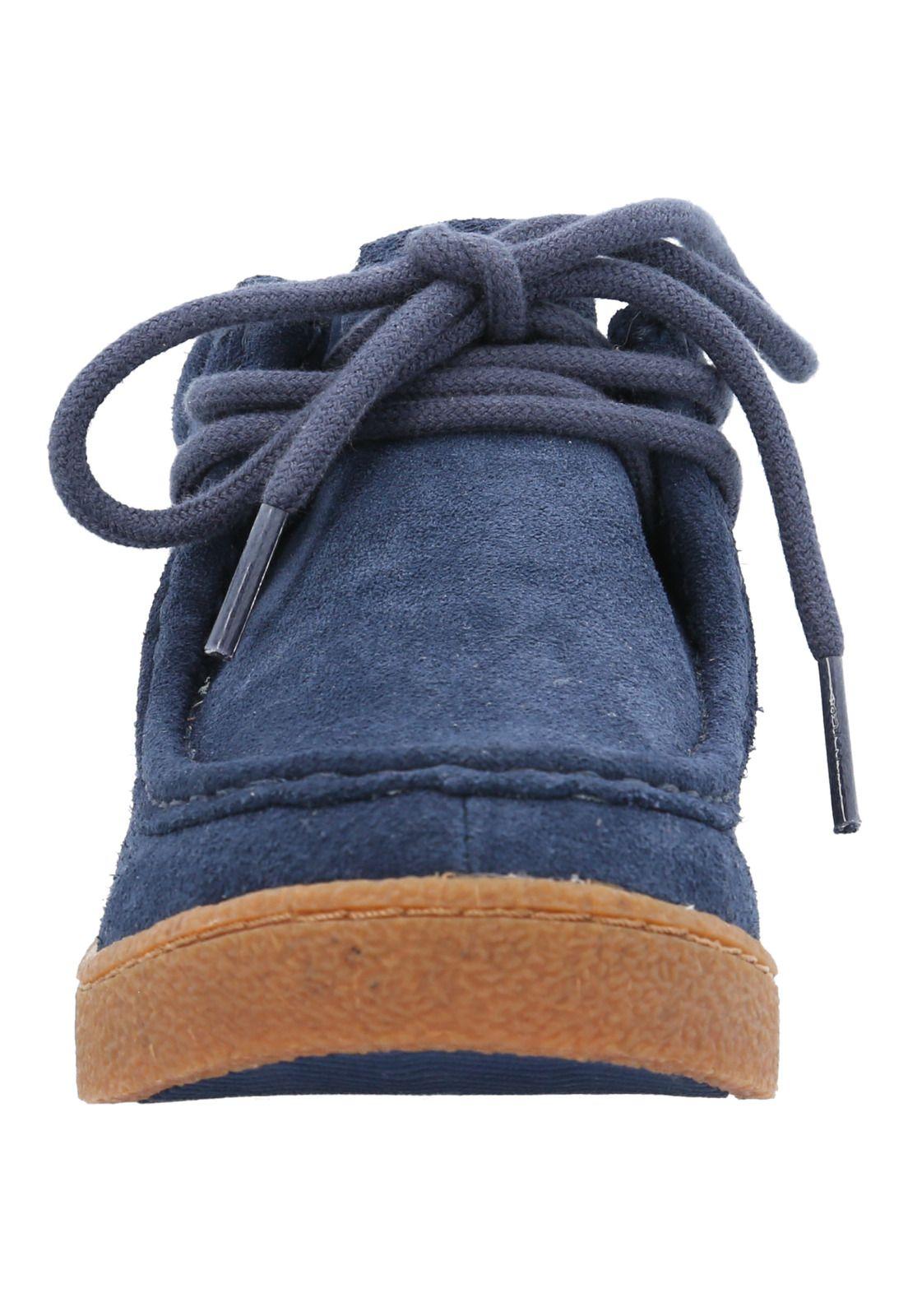 Botin Cuero Winnie Niño Azul-4
