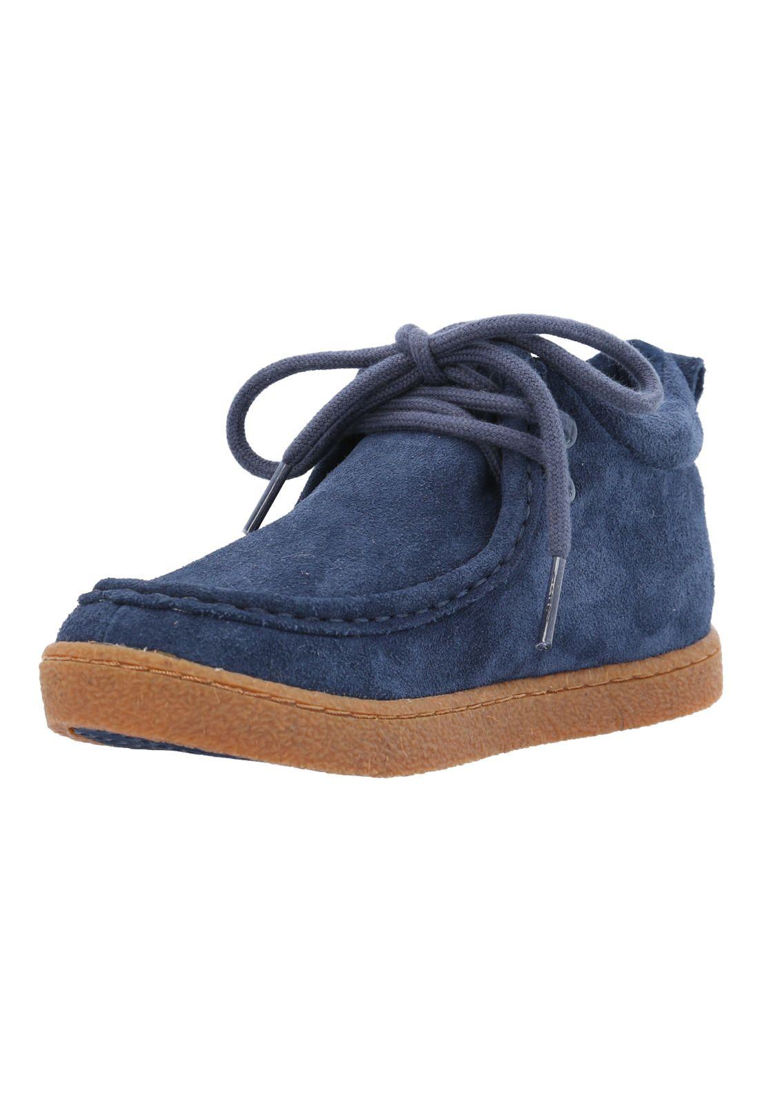 Botin Cuero Winnie Niño Azul-5