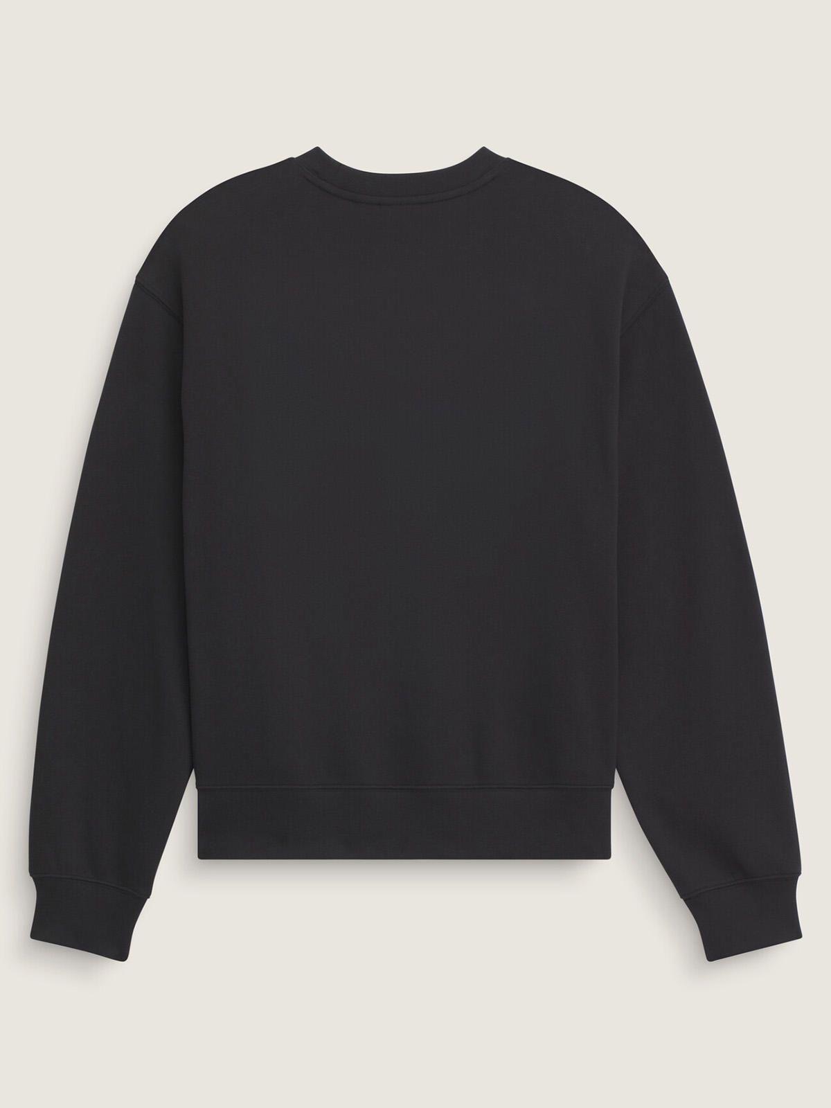 Poleron Hombre Stretch Logo Crew Negro-5