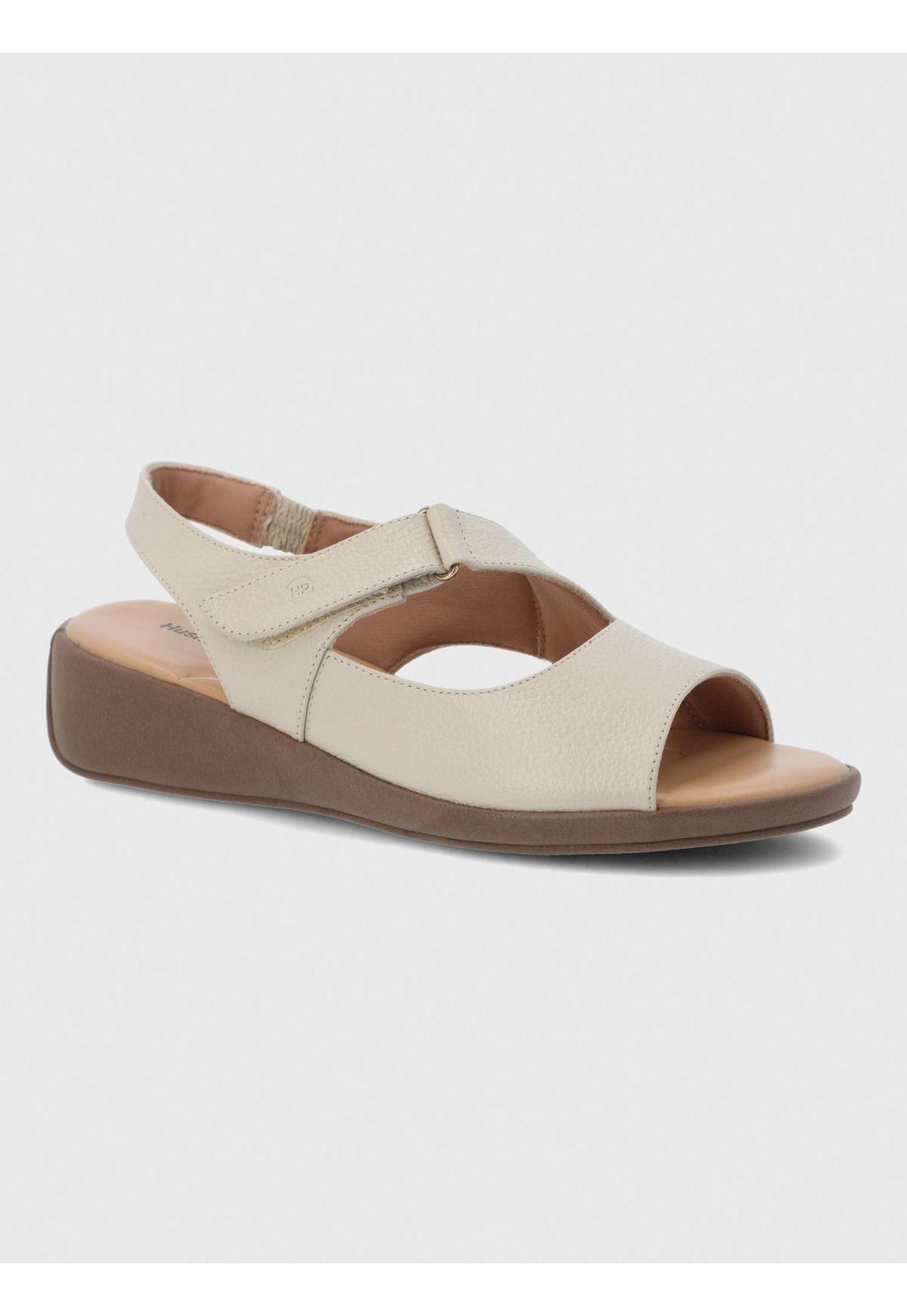 Sandalia Cuero Mujer Lifestyle 2 Beige-0