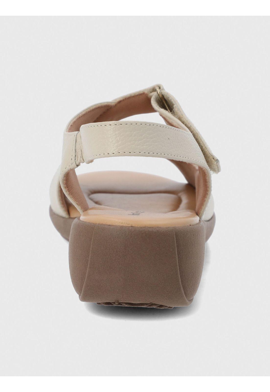 Sandalia Cuero Mujer Lifestyle 2 Beige-7