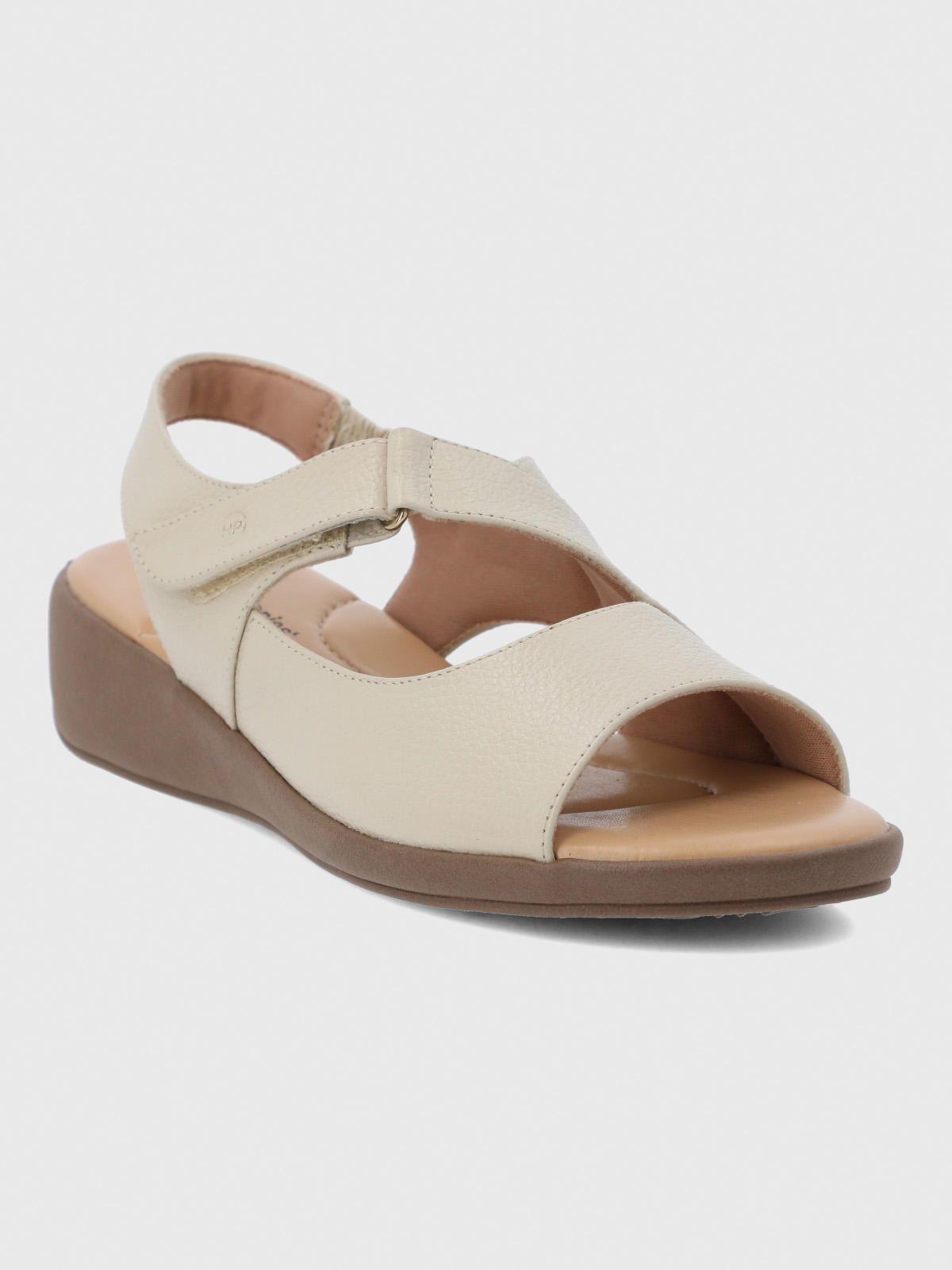 Sandalia Cuero Mujer Lifestyle 2 Beige-1