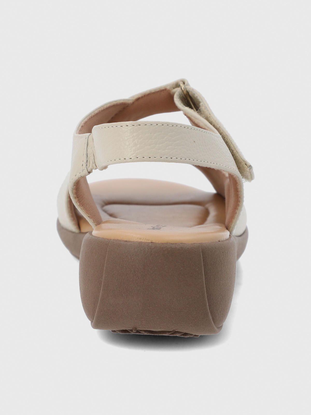 Sandalia Cuero Mujer Lifestyle 2 Beige-7