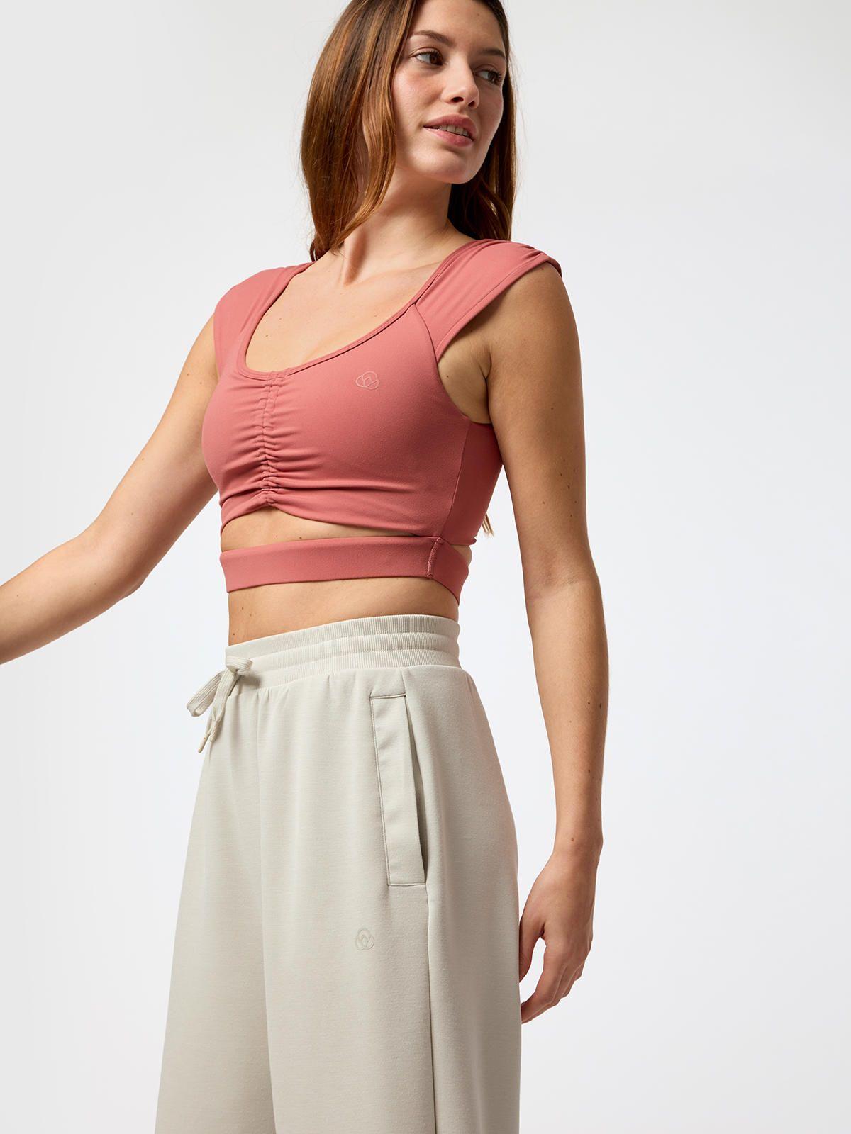 Polera Crop Kala Aloe Coral Mujer-3